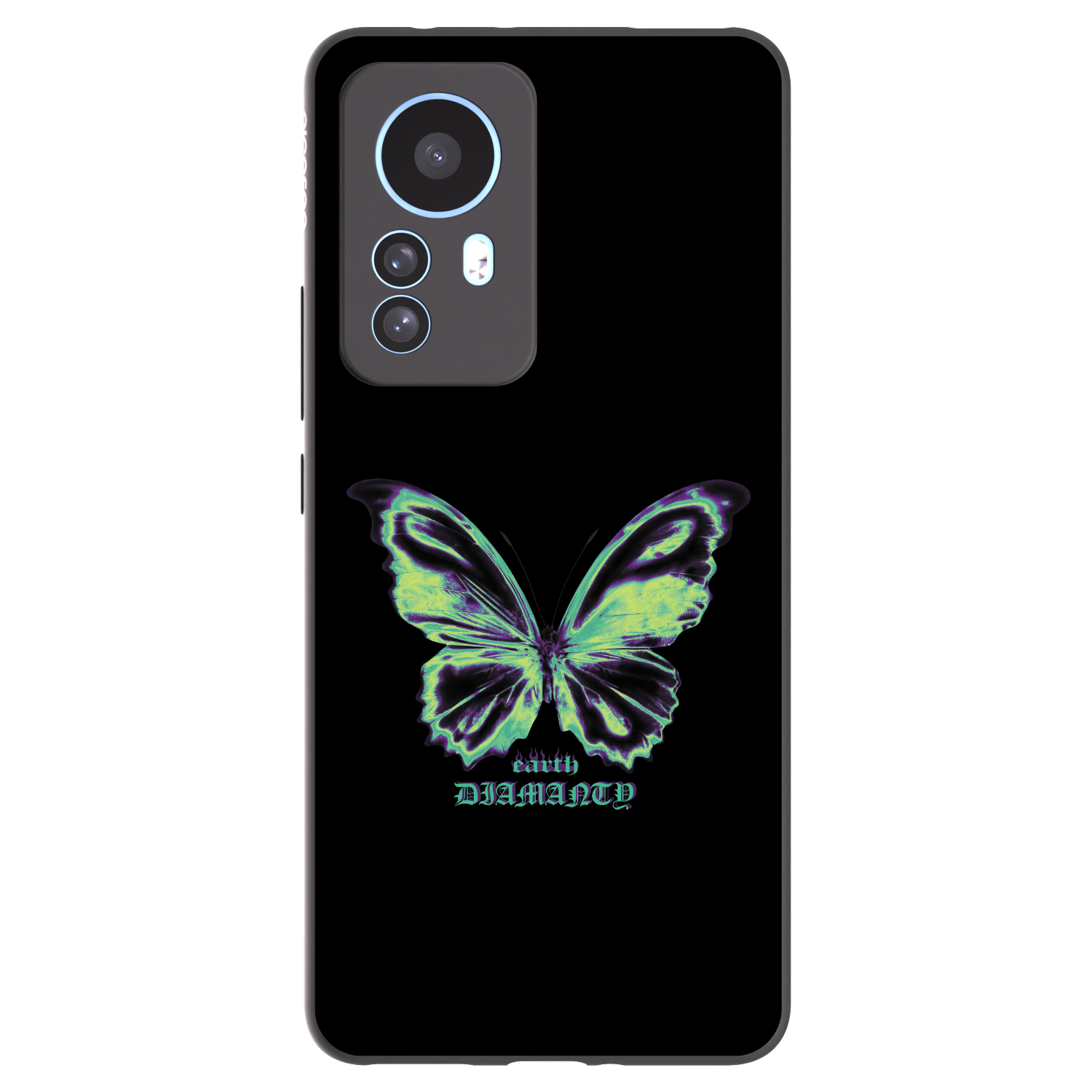 Picasee silikonový černý obal pro Xiaomi 12T - Diamanty Blue
