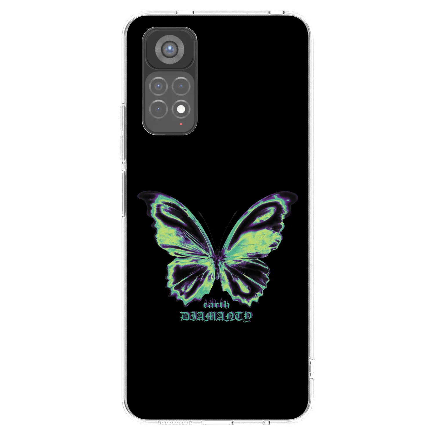 Picasee silikonový průhledný obal pro Xiaomi Redmi Note 11S 5G - Diamanty Blue
