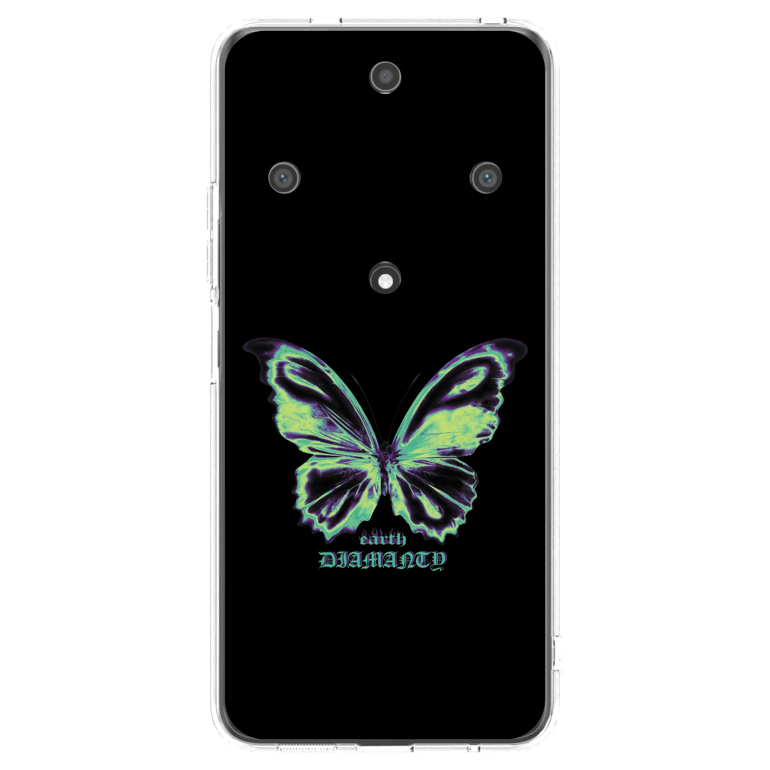 Picasee silikonový průhledný obal pro Honor Magic5 Lite 5G - Diamanty Blue