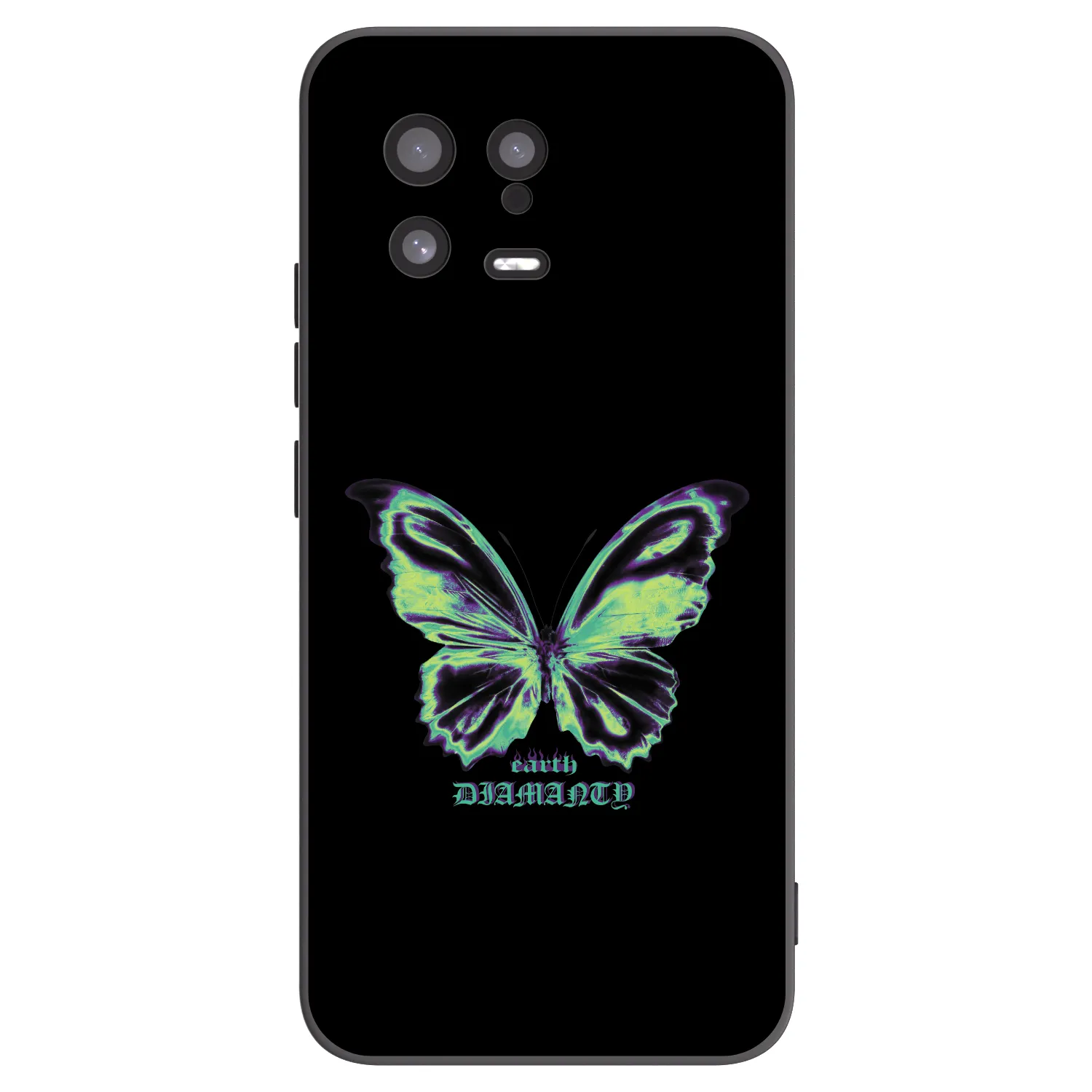 Picasee silikonový černý obal pro Xiaomi 13 - Diamanty Blue