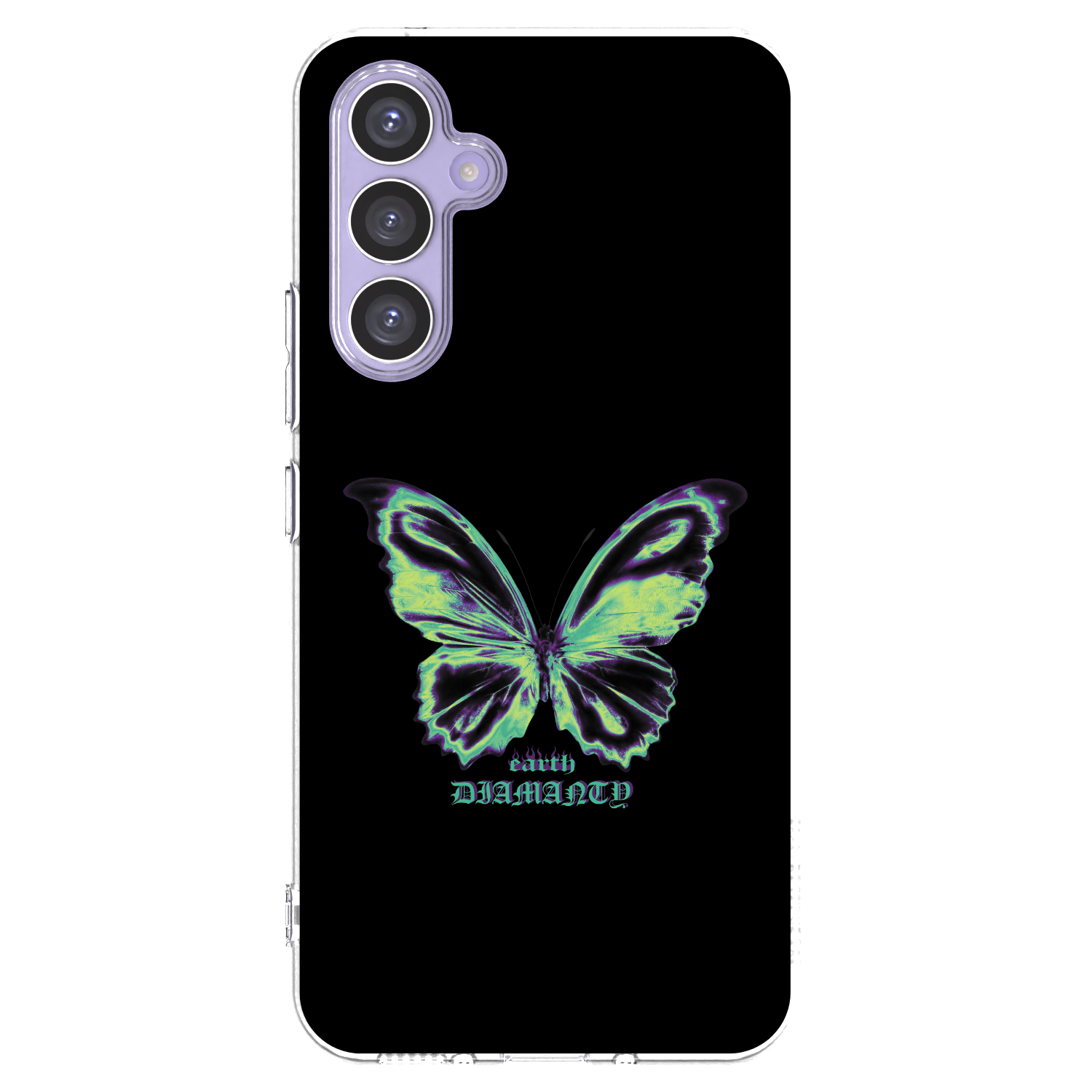 Picasee silikonový průhledný obal pro Samsung Galaxy A54 5G A546B - Diamanty Blue