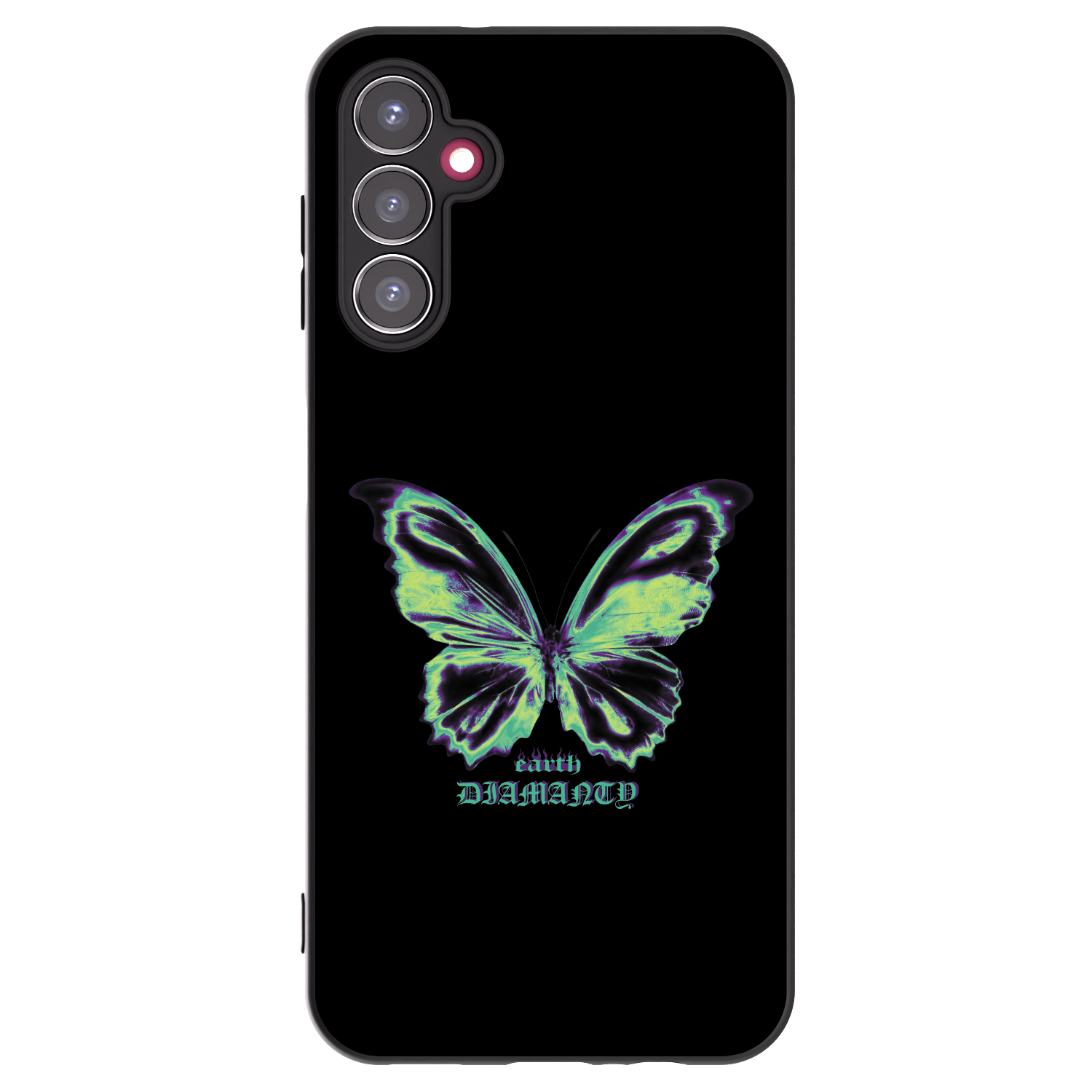 Picasee silikonový černý obal pro Samsung Galaxy A14 5G A146P - Diamanty Blue