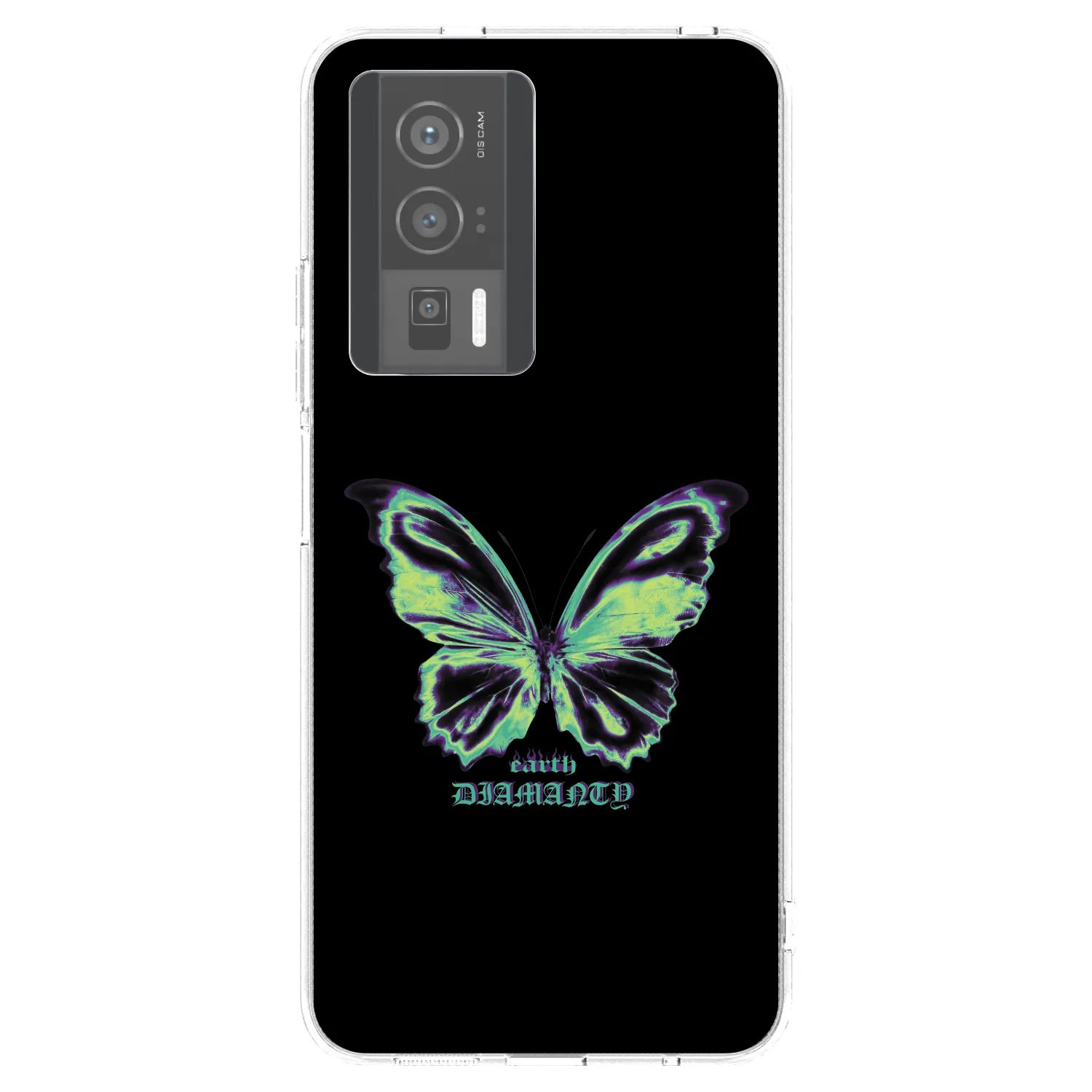 Picasee silikonový průhledný obal pro Xiaomi Poco F5 Pro 5G - Diamanty Blue