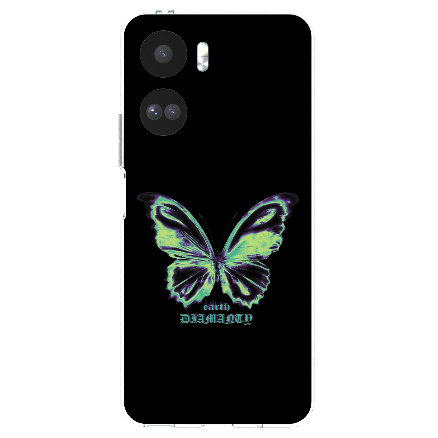 Picasee silikonový průhledný obal pro Honor 90 Lite 5G - Diamanty Blue