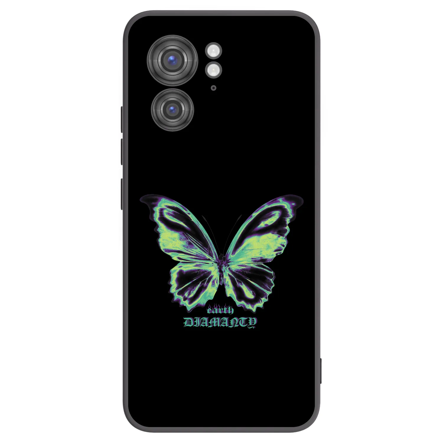 Picasee silikonový černý obal pro Motorola Edge 40 - Diamanty Blue