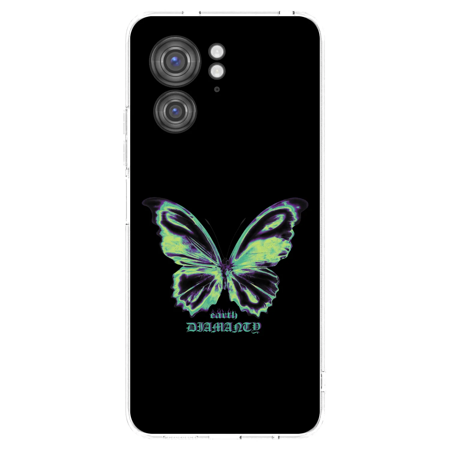 Picasee silikonový průhledný obal pro Motorola Edge 40 - Diamanty Blue