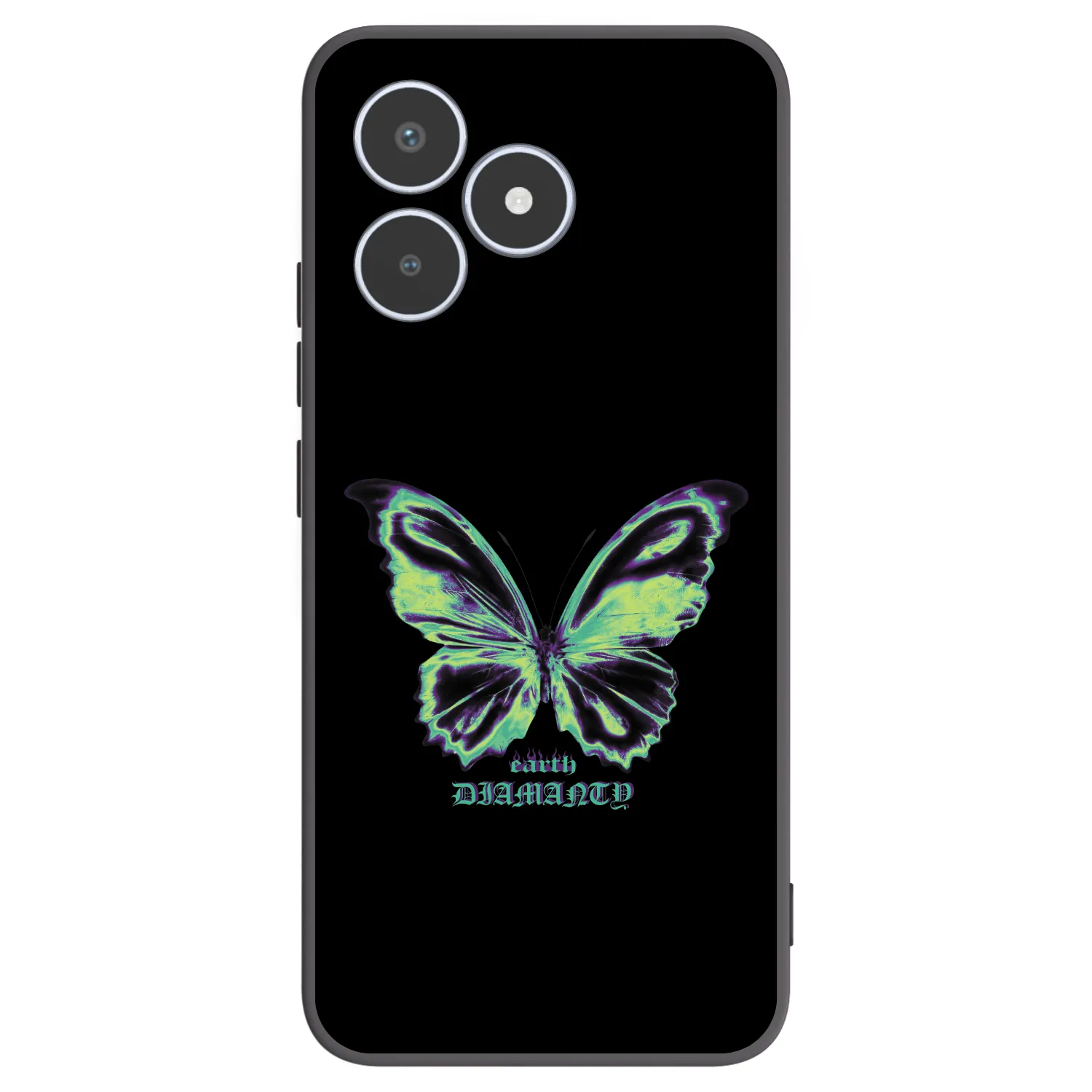 Picasee silikonový černý obal pro Realme C53 - Diamanty Blue