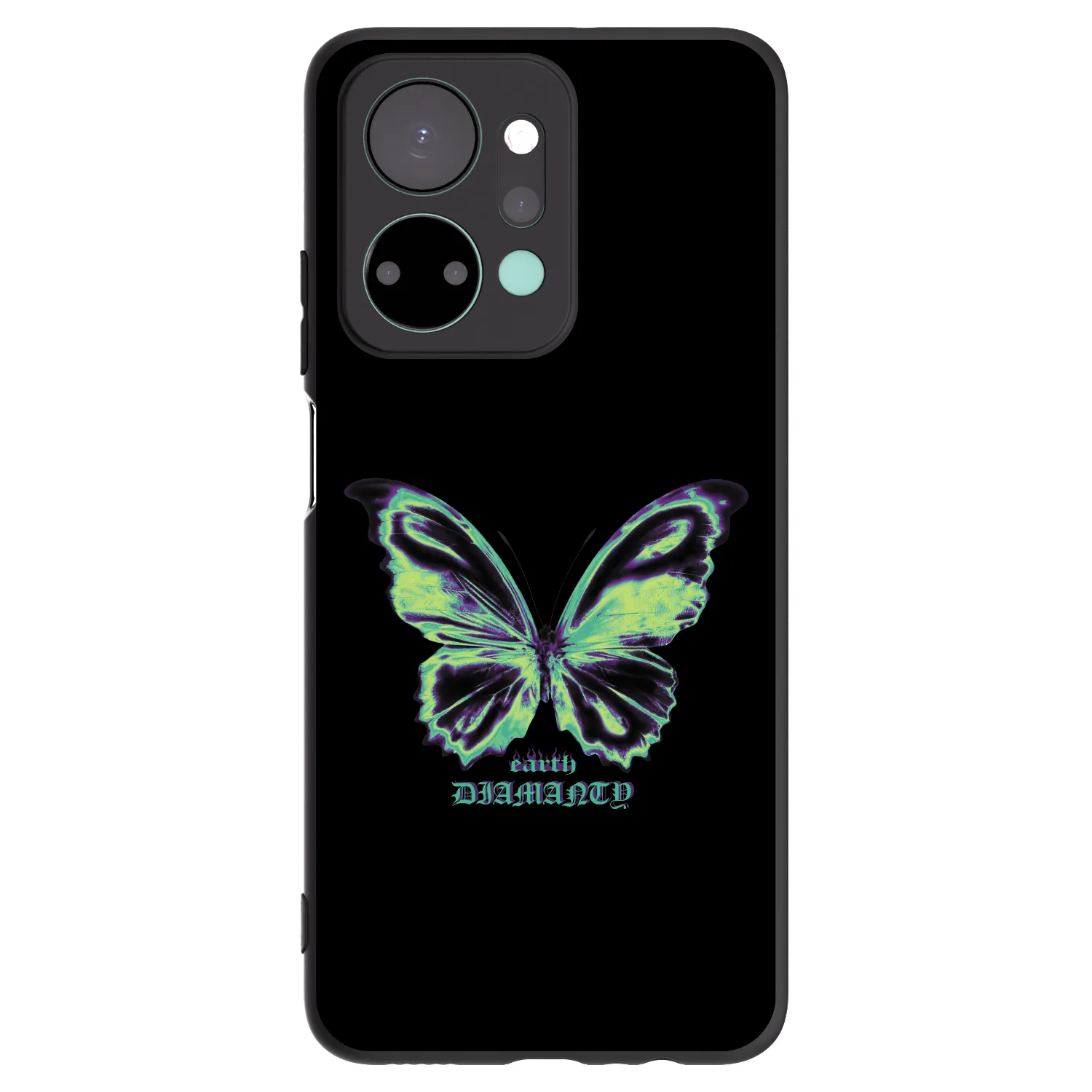 Picasee silikonový černý obal pro Honor X7a - Diamanty Blue