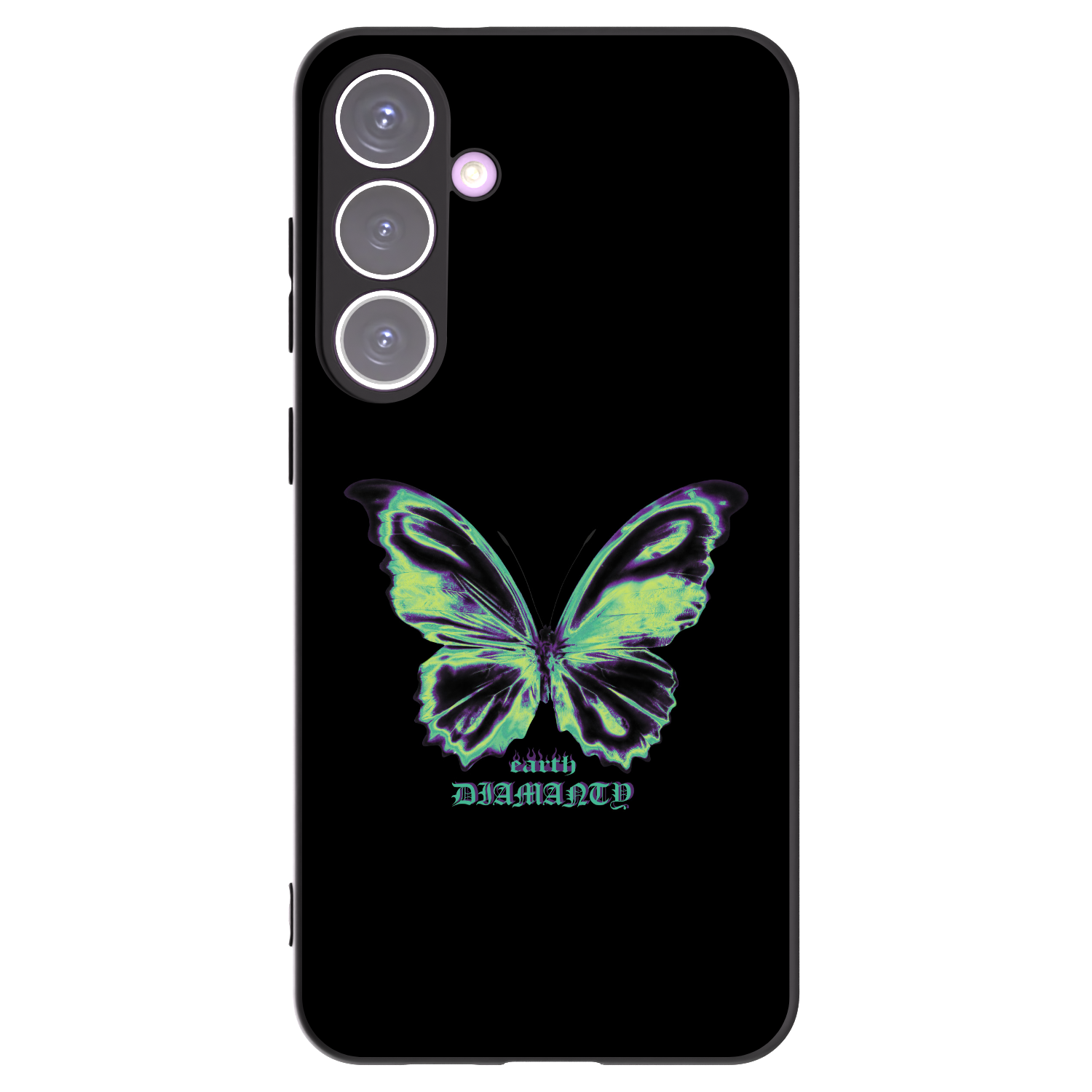 Picasee silikonový černý obal pro Samsung Galaxy S24+ S926B 5G - Diamanty Blue