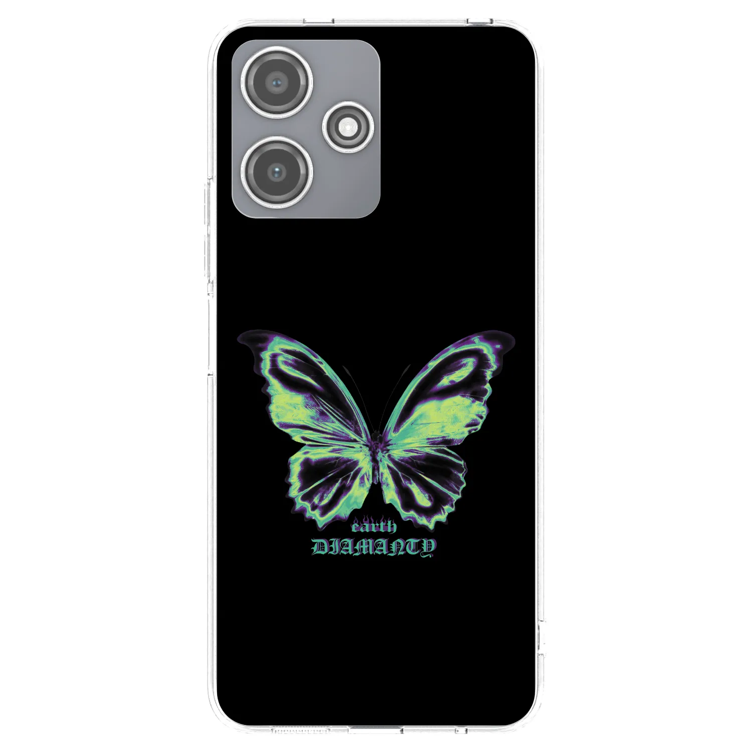 Picasee silikonový průhledný obal pro Xiaomi Redmi 12 5G - Diamanty Blue