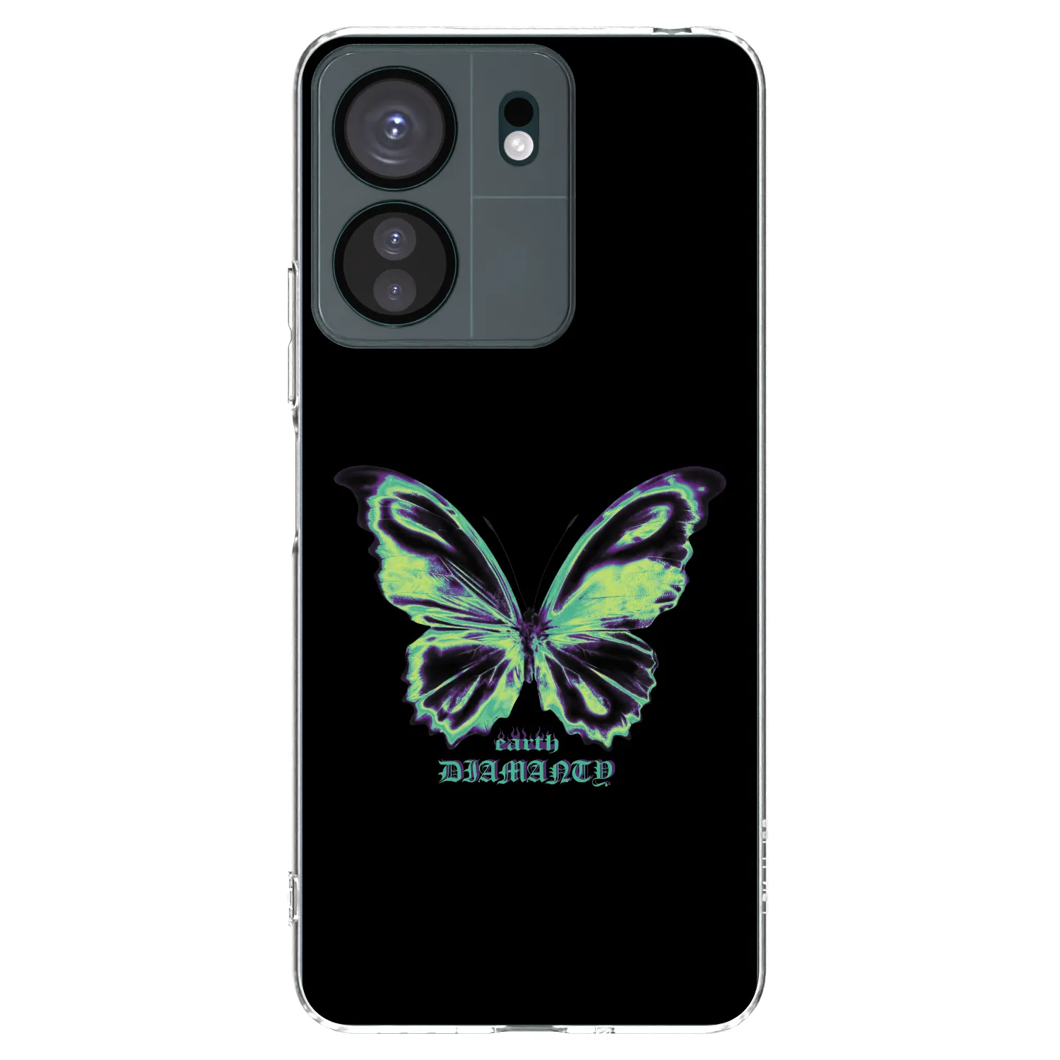 Picasee silikonový průhledný obal pro Xiaomi Redmi 13C 4G - Diamanty Blue