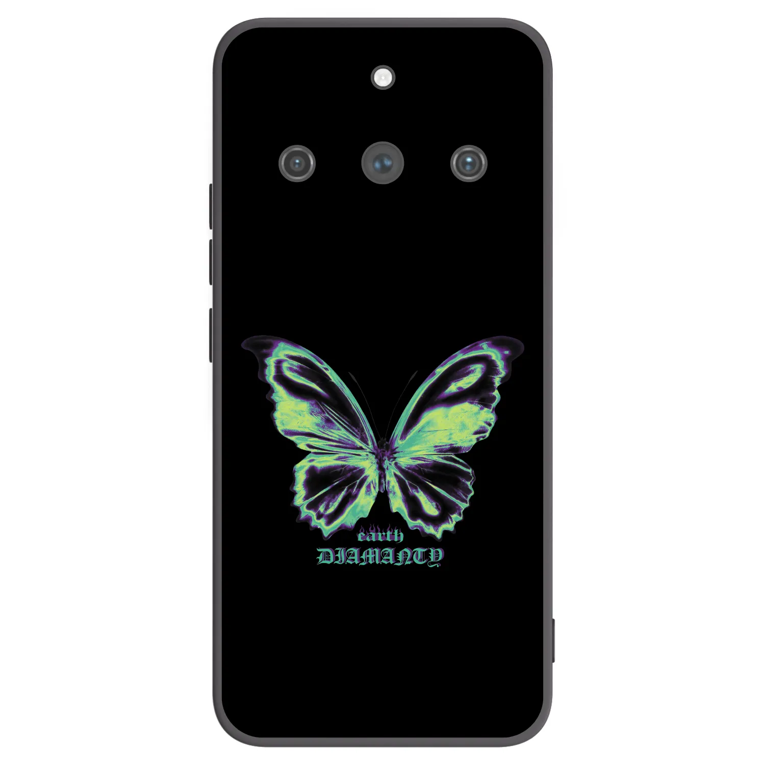 Picasee silikonový černý obal pro Realme 11 Pro+ - Diamanty Blue