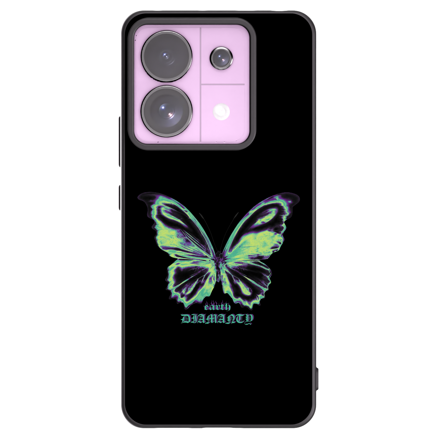 Picasee silikonový černý obal pro Xiaomi Redmi Note 13 Pro 5G - Diamanty Blue