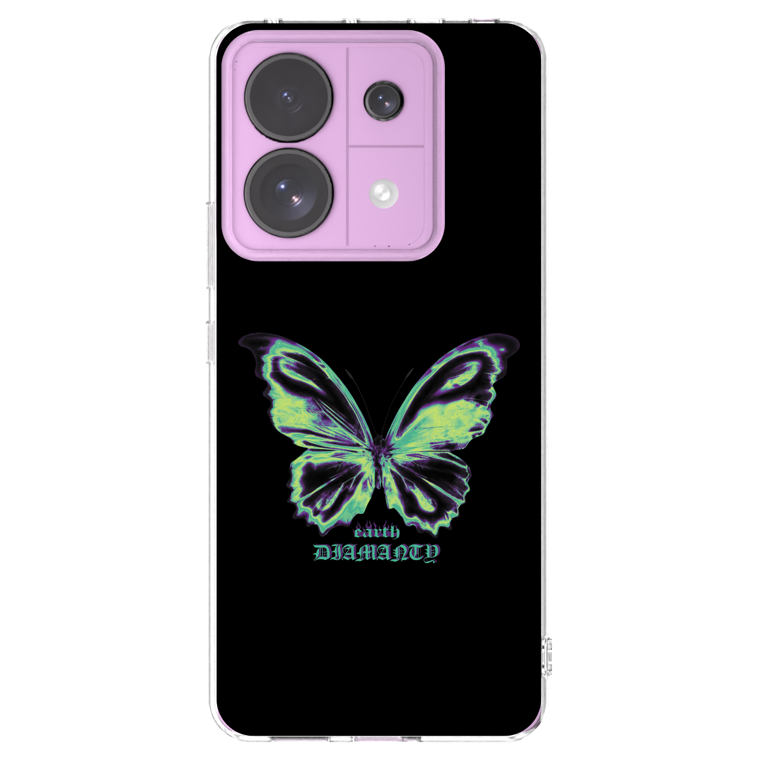 Picasee silikonový průhledný obal pro Xiaomi Redmi Note 13 Pro 5G - Diamanty Blue