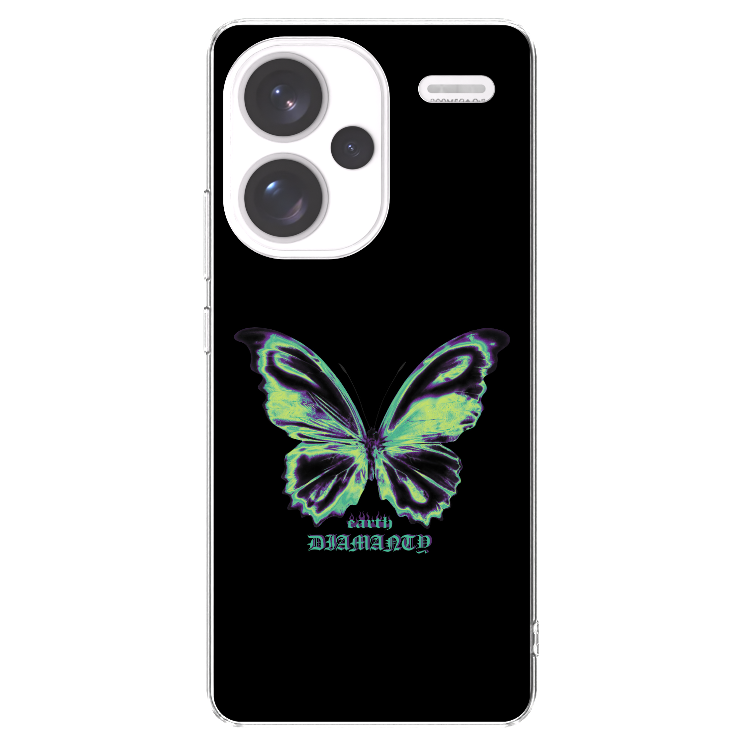 Picasee silikonový průhledný obal pro Xiaomi Redmi Note 13 Pro+ 5G - Diamanty Blue