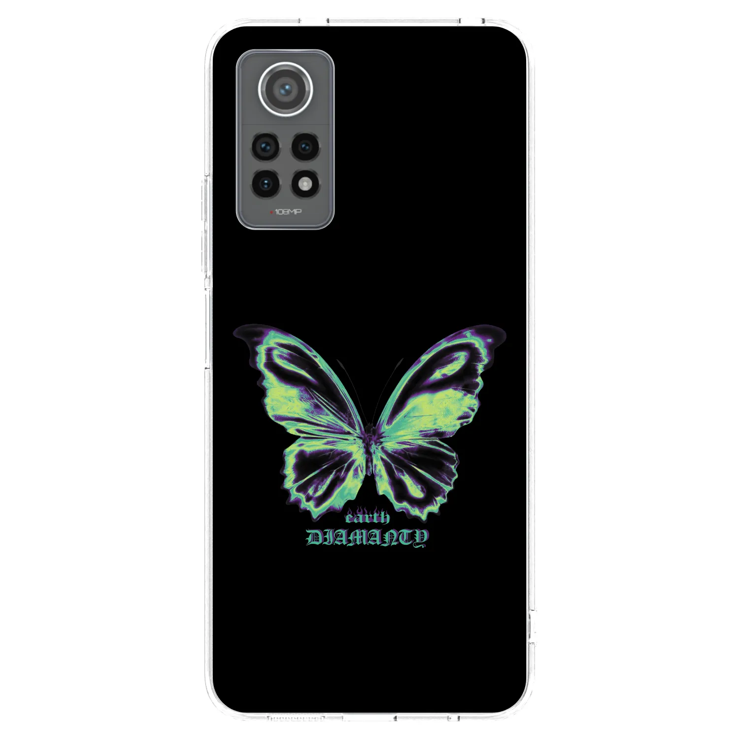 Picasee silikonový průhledný obal pro Xiaomi Redmi Note 12 Pro 4G - Diamanty Blue