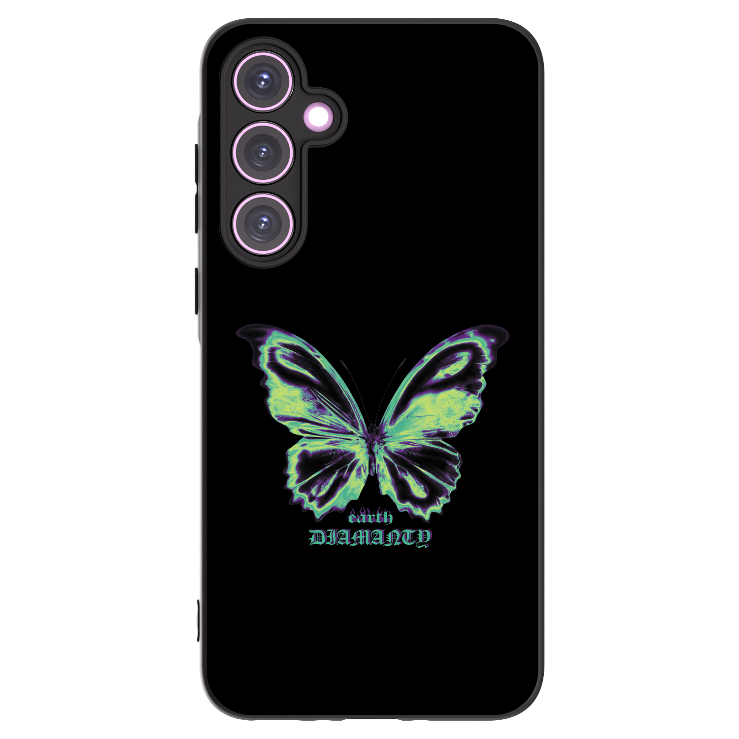 Picasee silikonový černý obal pro Samsung Galaxy A35 5G A356B - Diamanty Blue