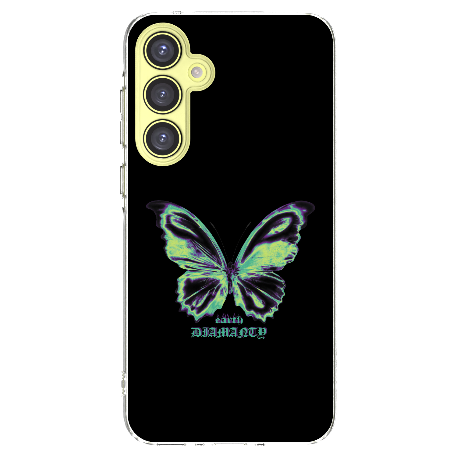 Picasee silikonový průhledný obal pro Samsung Galaxy A35 5G A356B - Diamanty Blue