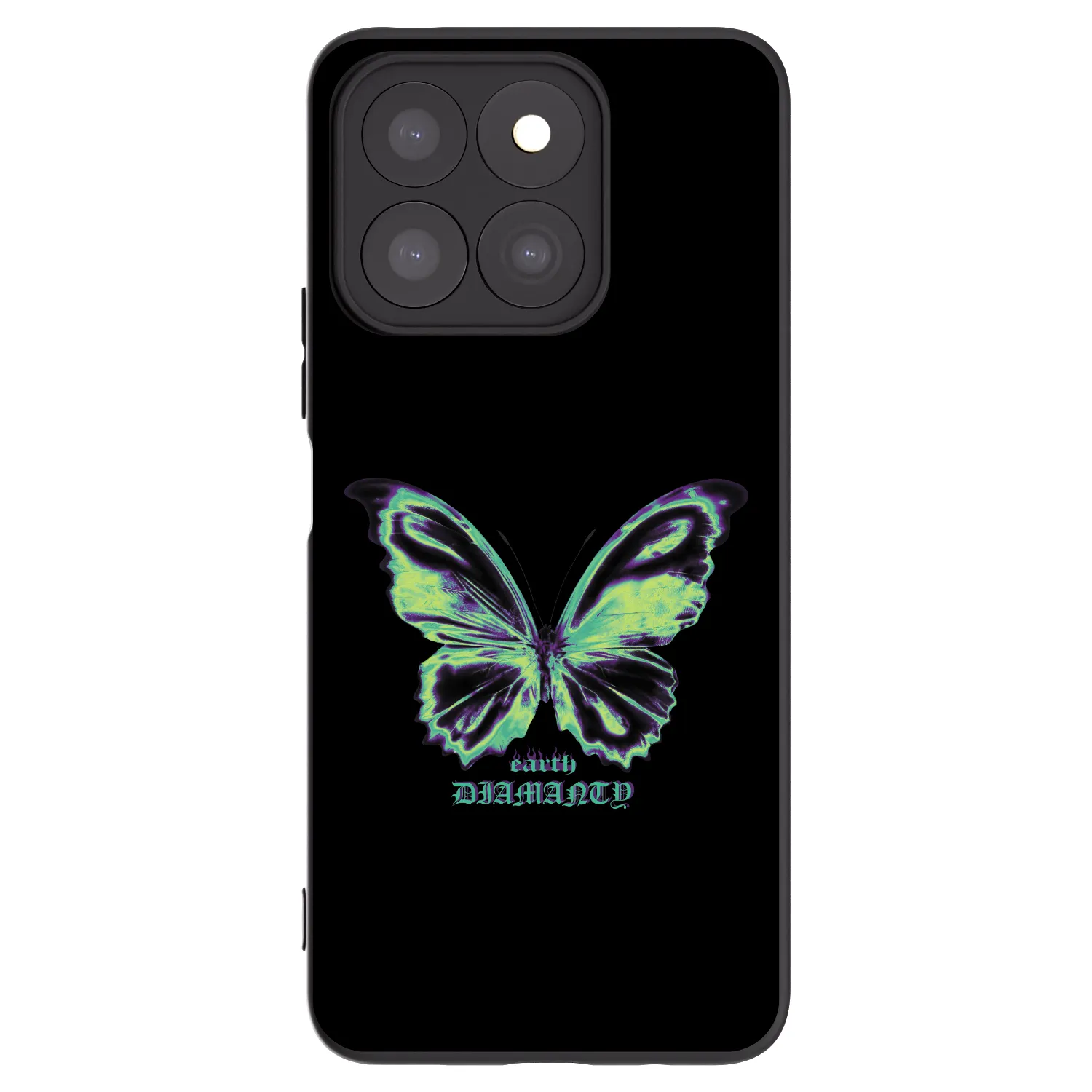 Picasee silikonový černý obal pro Honor X8b - Diamanty Blue
