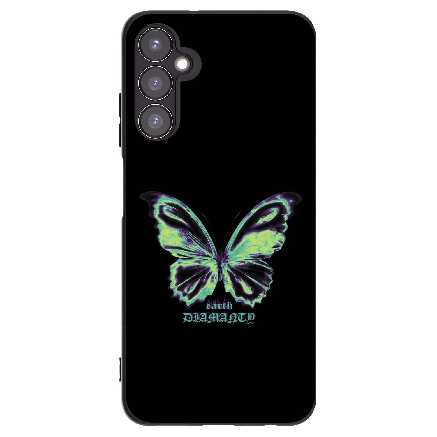 Picasee silikonový černý obal pro Samsung Galaxy A05s A057G - Diamanty Blue