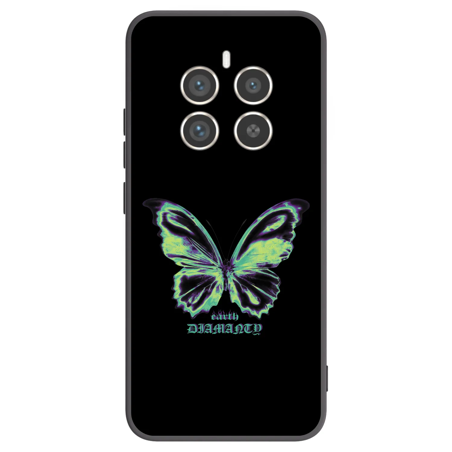 Picasee silikonový černý obal pro Realme 12 Pro 5G - Diamanty Blue