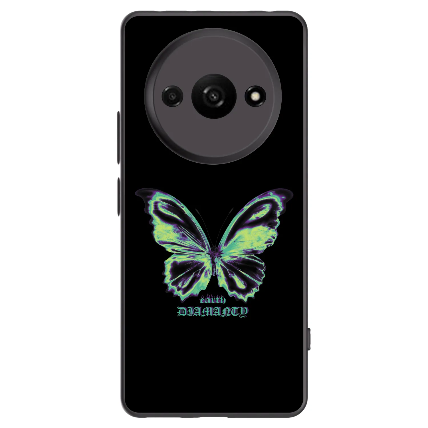 Picasee silikonový černý obal pro Xiaomi Redmi A3 - Diamanty Blue