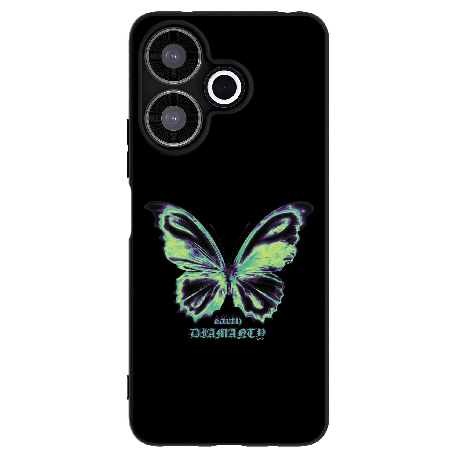 Picasee silikonový černý obal pro Xiaomi Redmi 13 4G - Diamanty Blue