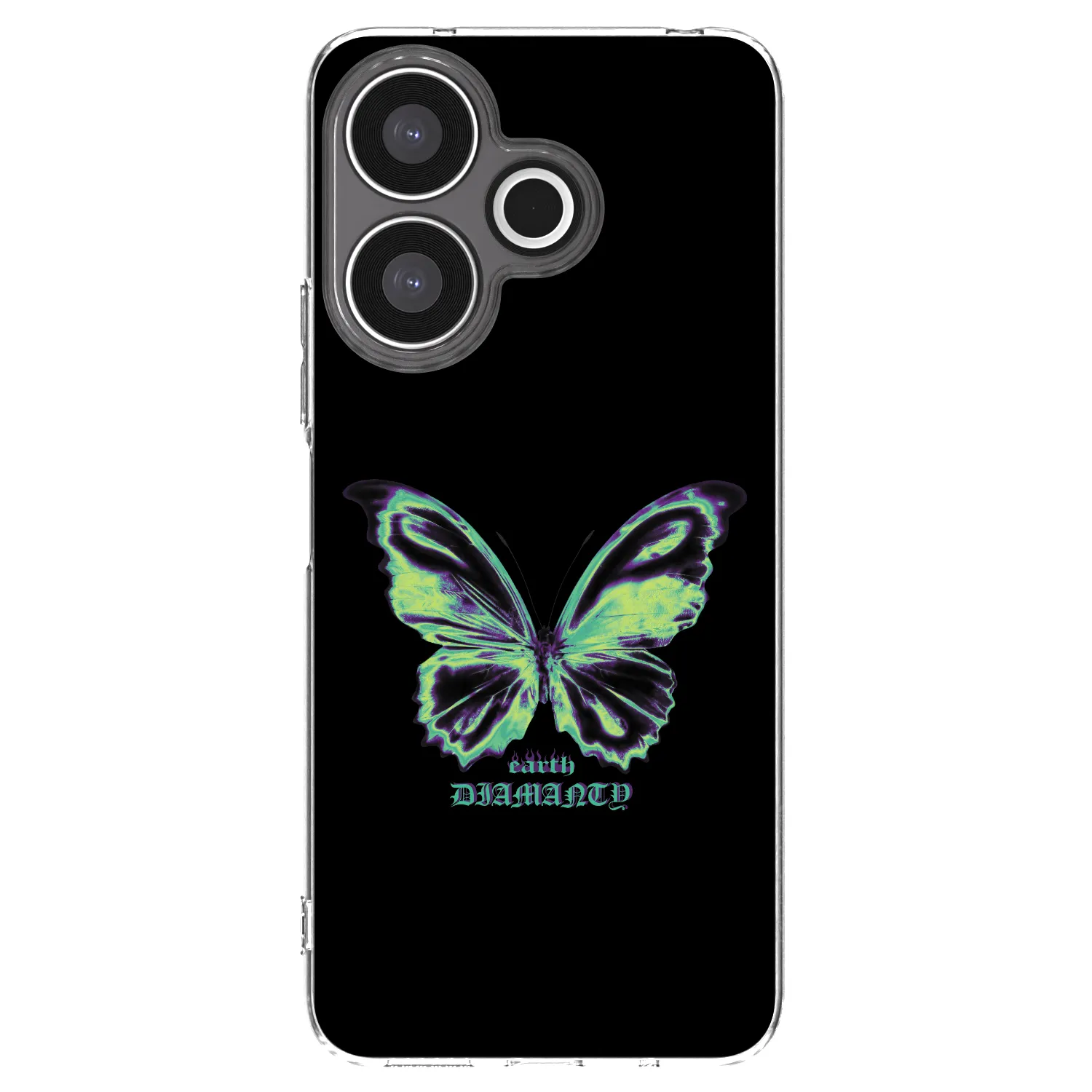 Picasee silikonový průhledný obal pro Xiaomi Redmi 13 4G - Diamanty Blue
