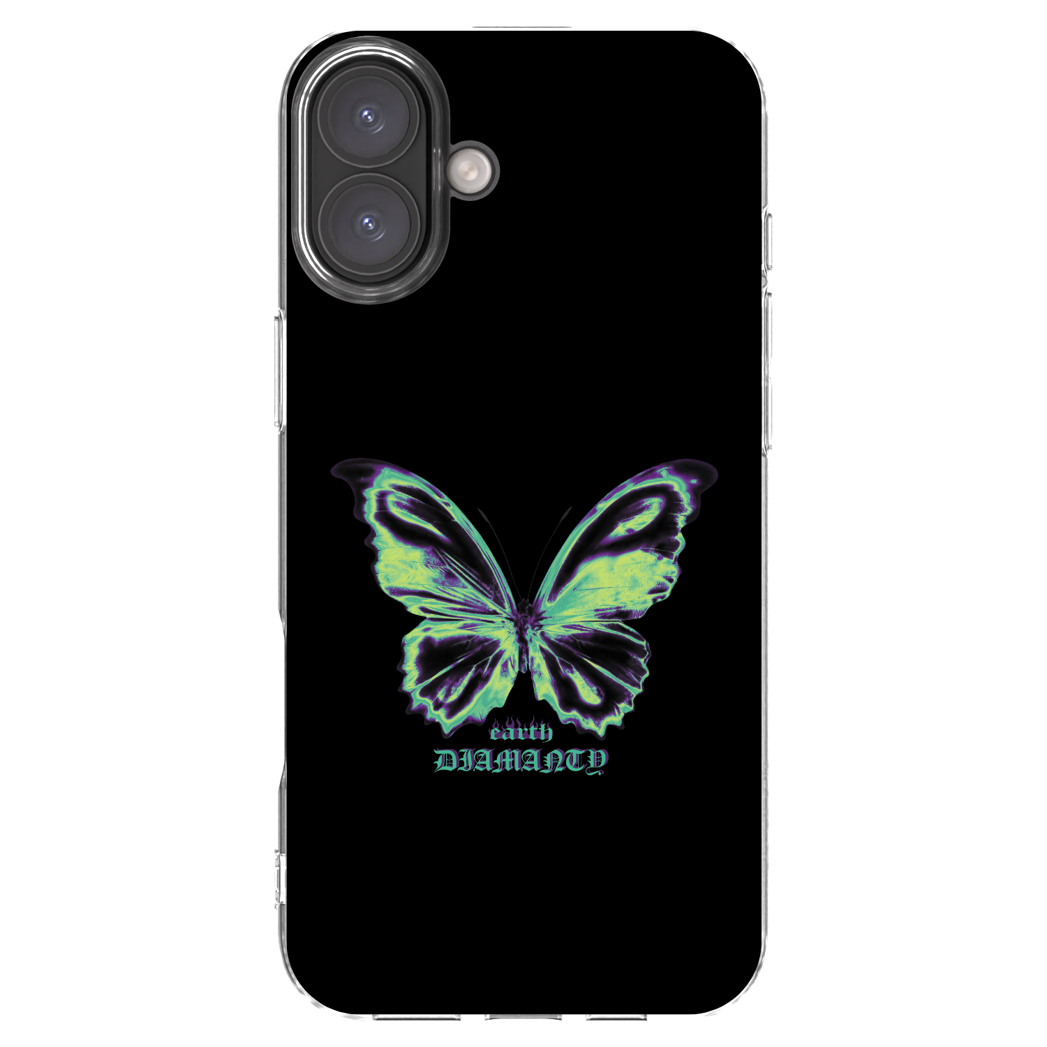 Picasee silikonový průhledný obal pro Apple iPhone 16 Plus - Diamanty Blue
