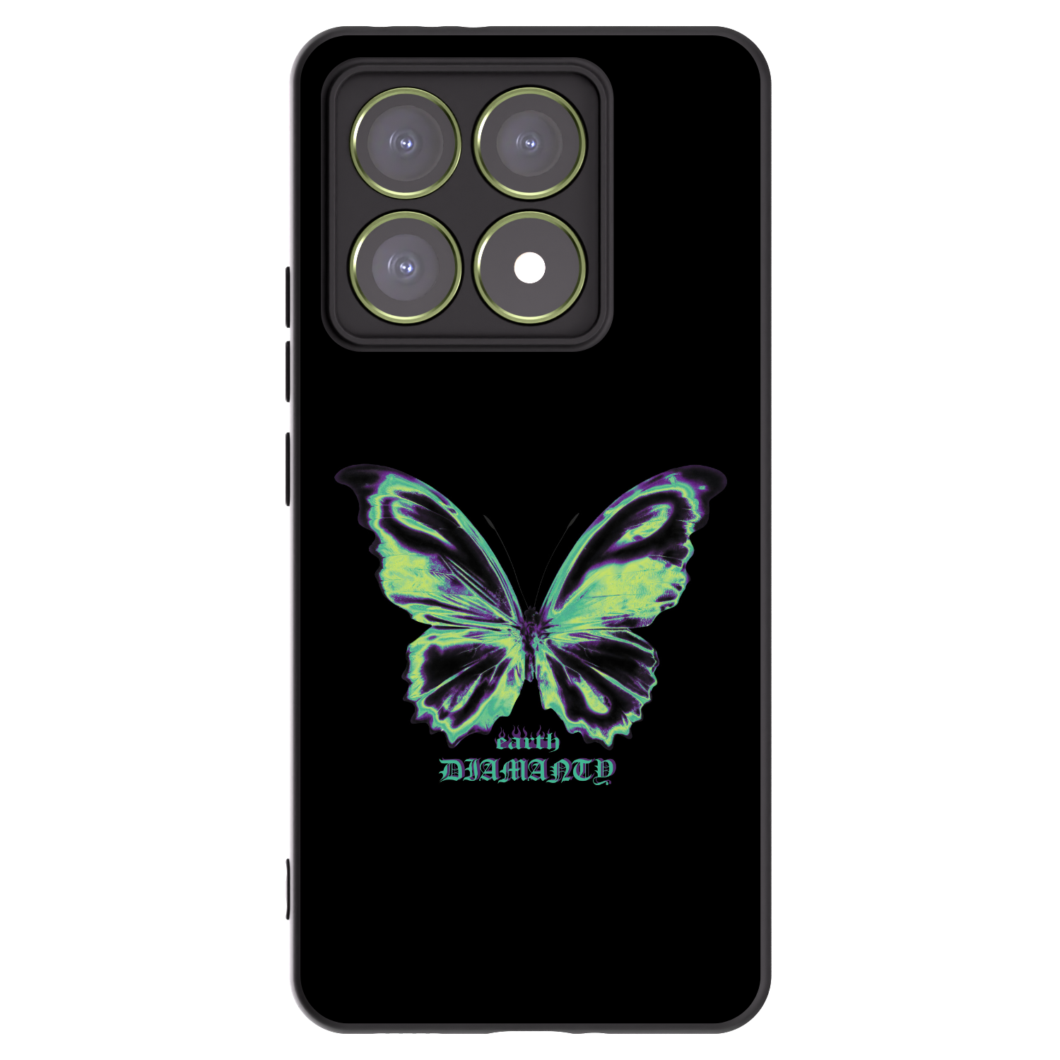 Picasee silikonový černý obal pro Xiaomi 14T - Diamanty Blue