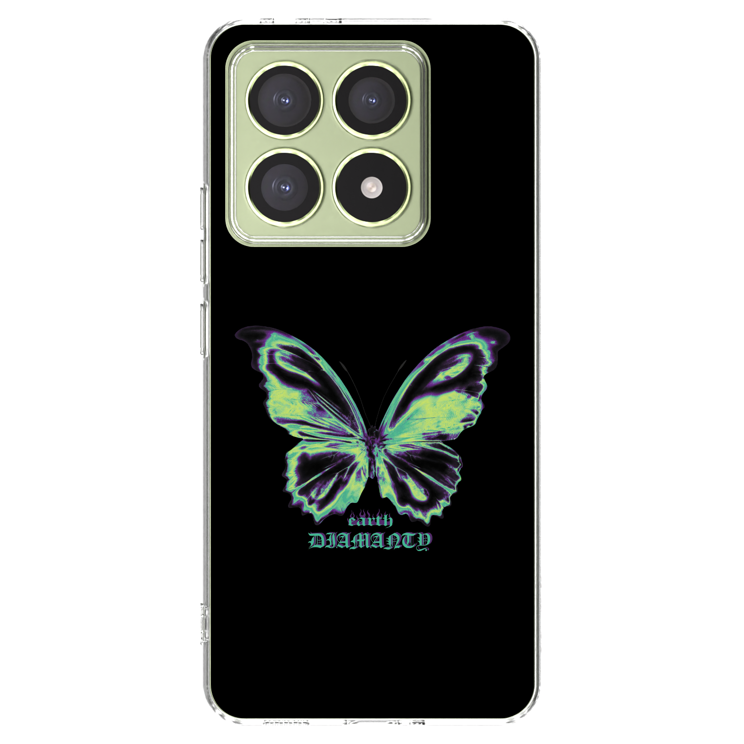 Picasee silikonový průhledný obal pro Xiaomi 14T - Diamanty Blue
