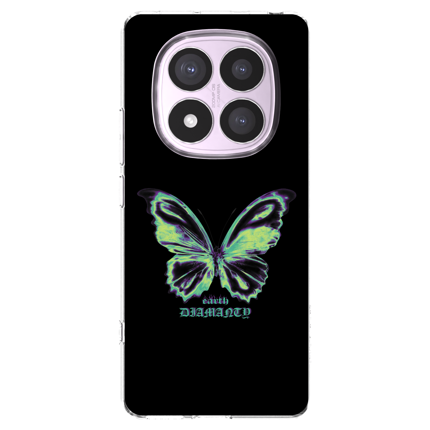 Picasee silikonový průhledný obal pro Xiaomi Redmi Note 14 Pro 5G - Diamanty Blue
