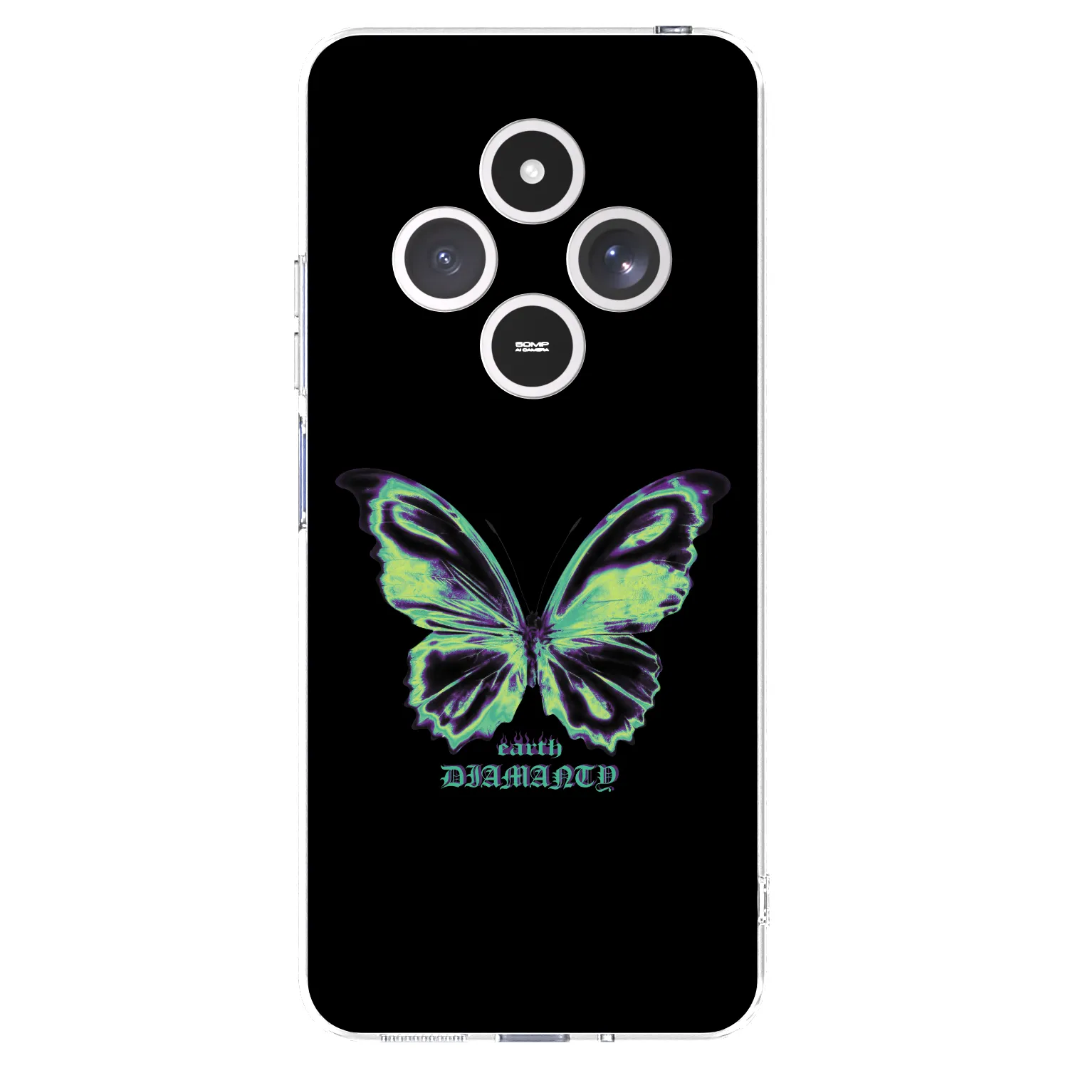 Picasee silikonový průhledný obal pro Xiaomi Redmi 14C - Diamanty Blue