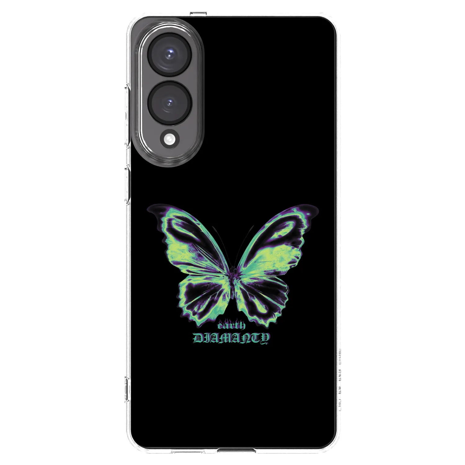 Picasee silikonový průhledný obal pro Samsung Galaxy S25 Edge 5G - Diamanty Blue