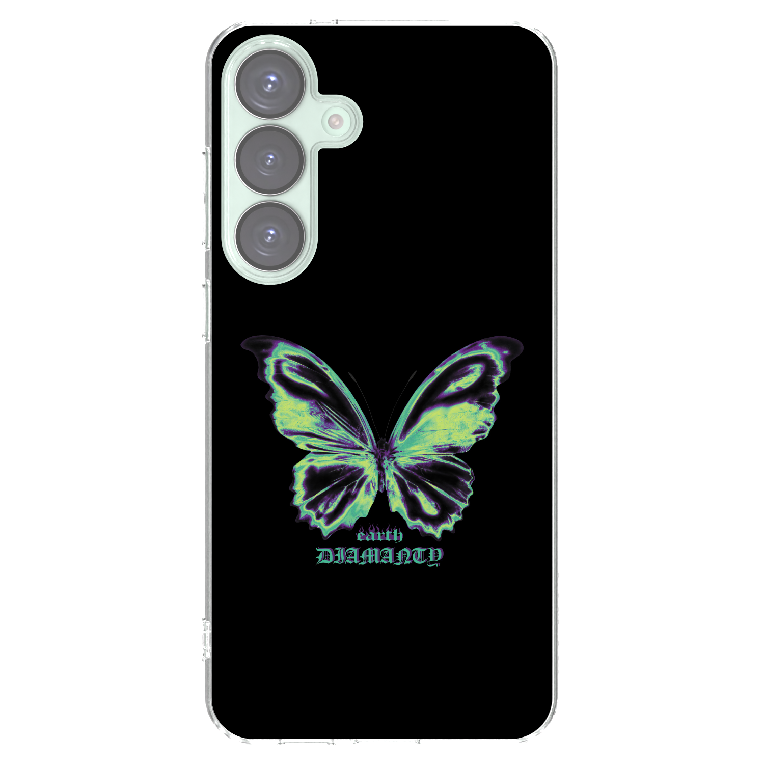 Picasee silikonový průhledný obal pro Samsung Galaxy S25+ 5G - Diamanty Blue