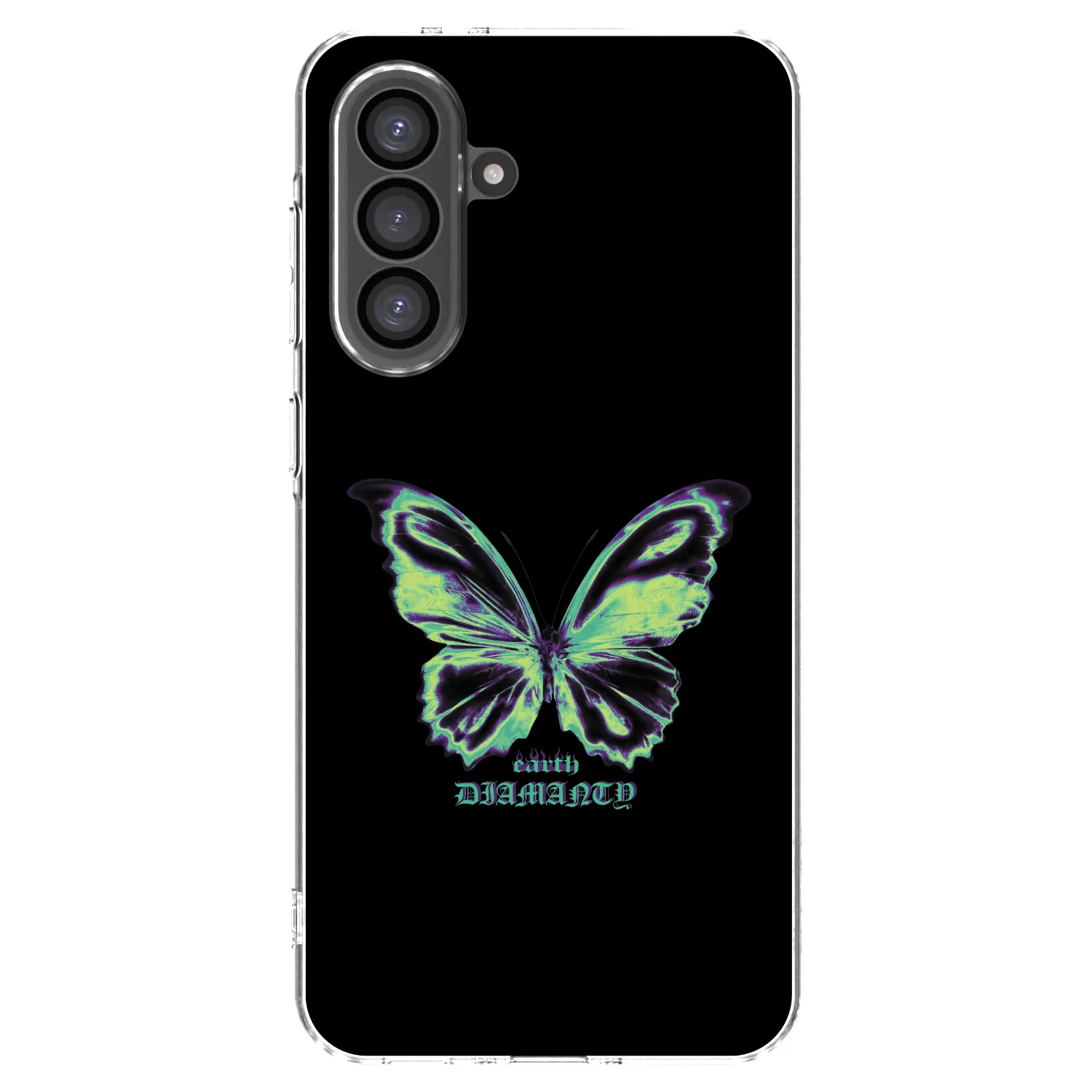 Picasee silikonový průhledný obal pro Samsung Galaxy A56 5G A566B - Diamanty Blue
