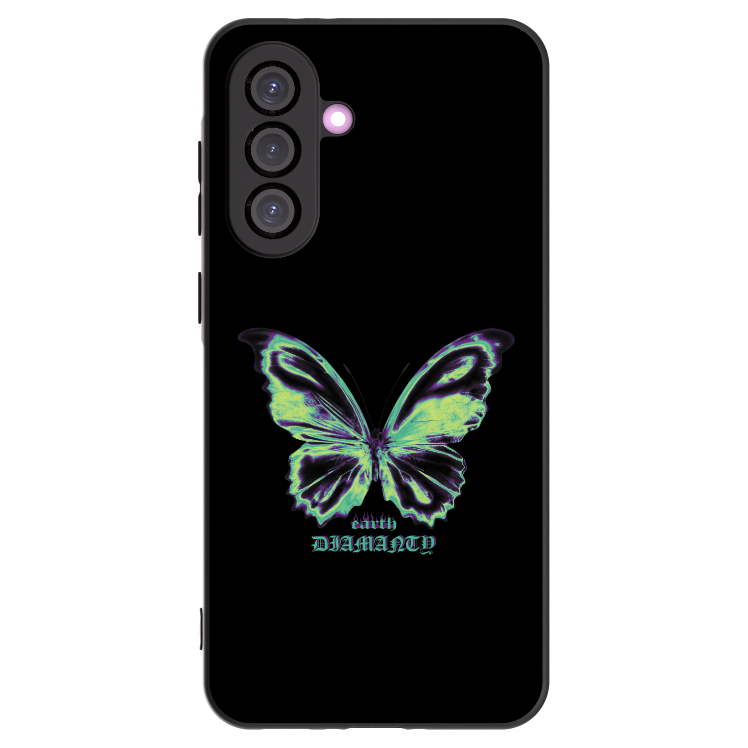 Picasee silikonový černý obal pro Samsung Galaxy A36 5G - Diamanty Blue