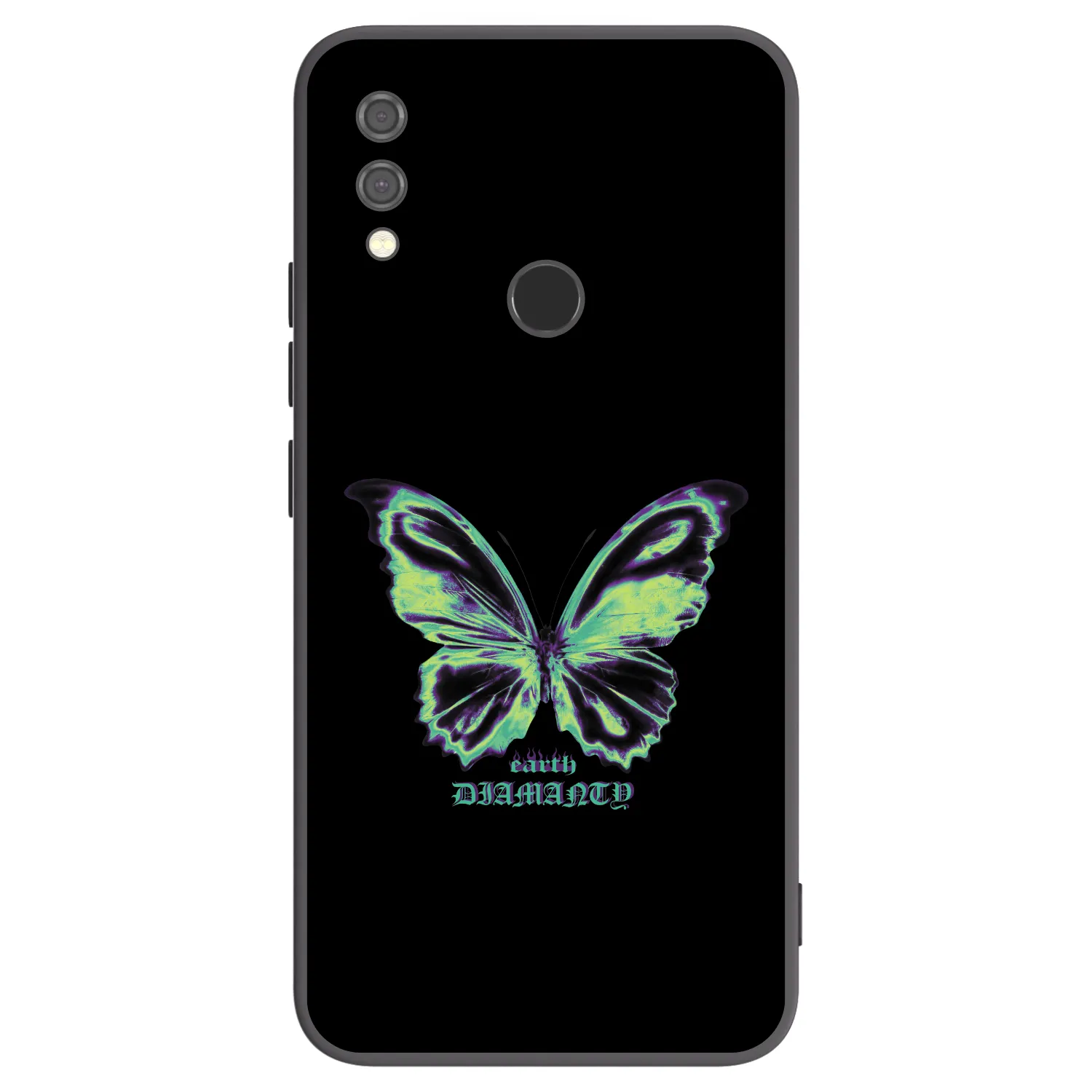 Picasee silikonový černý obal pro Xiaomi Redmi Note 7 - Diamanty Blue