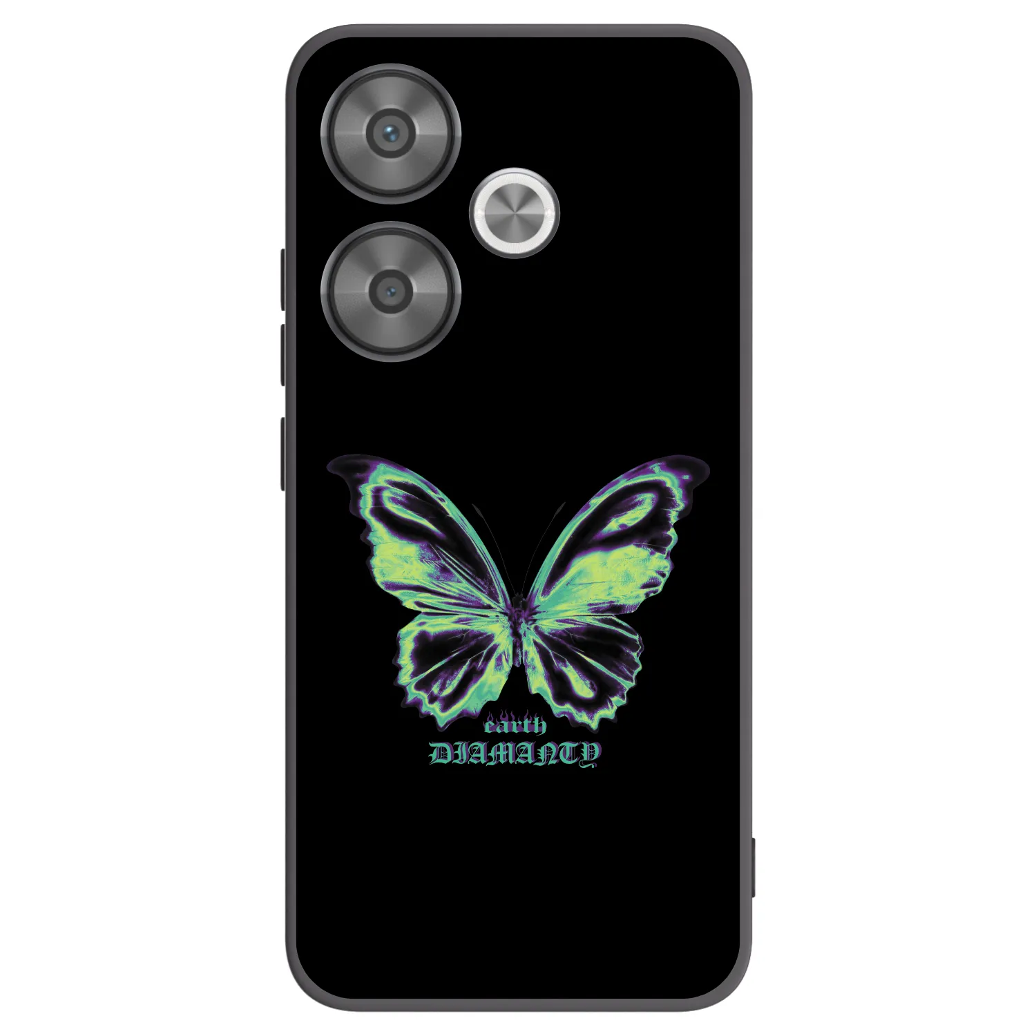 Picasee silikonový černý obal pro Xiaomi Poco F6 - Diamanty Blue