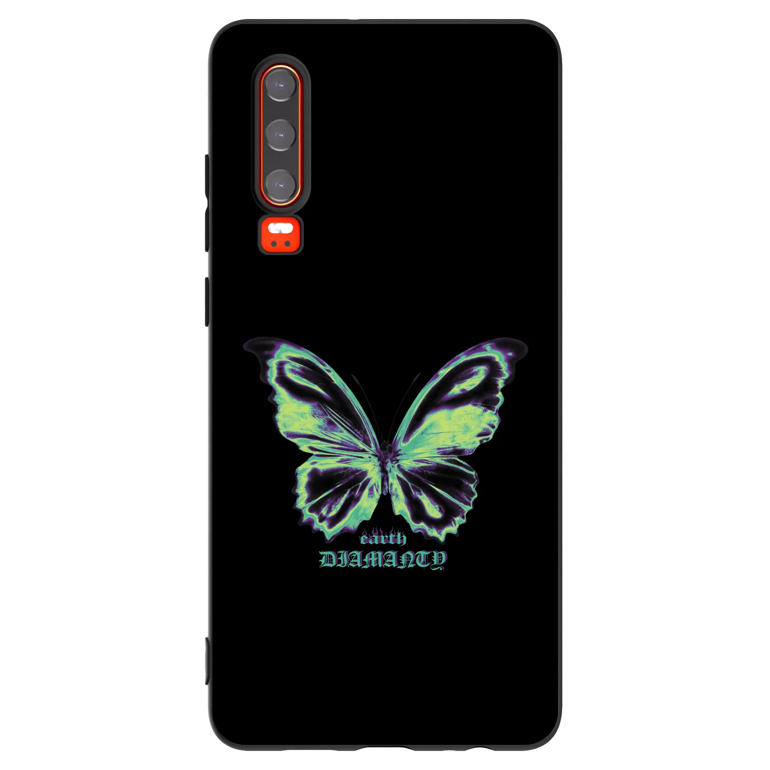 Picasee silikonový černý obal pro Huawei P30 - Diamanty Blue