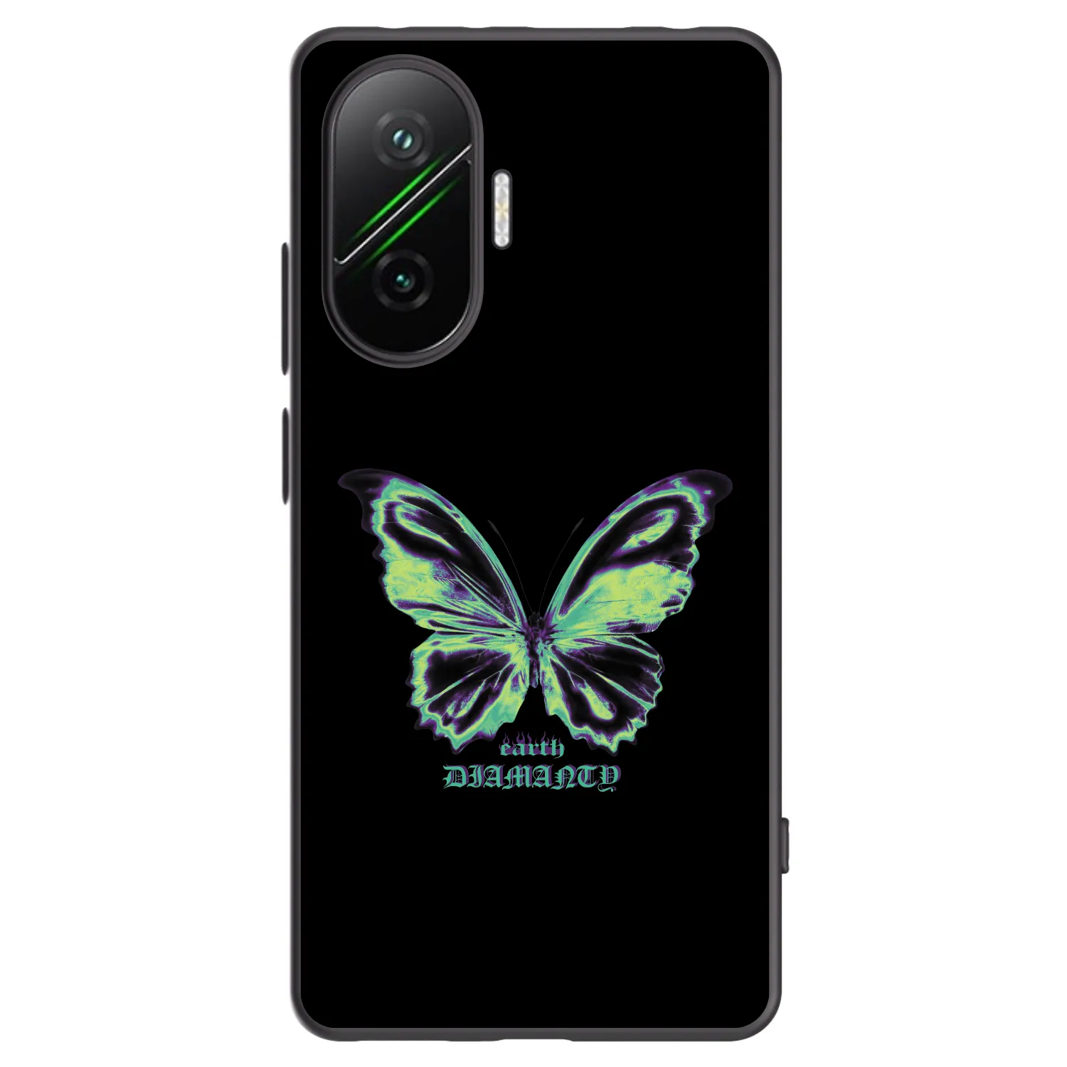 Picasee silikonový černý obal pro Xiaomi Poco F7 5G - Diamanty Blue