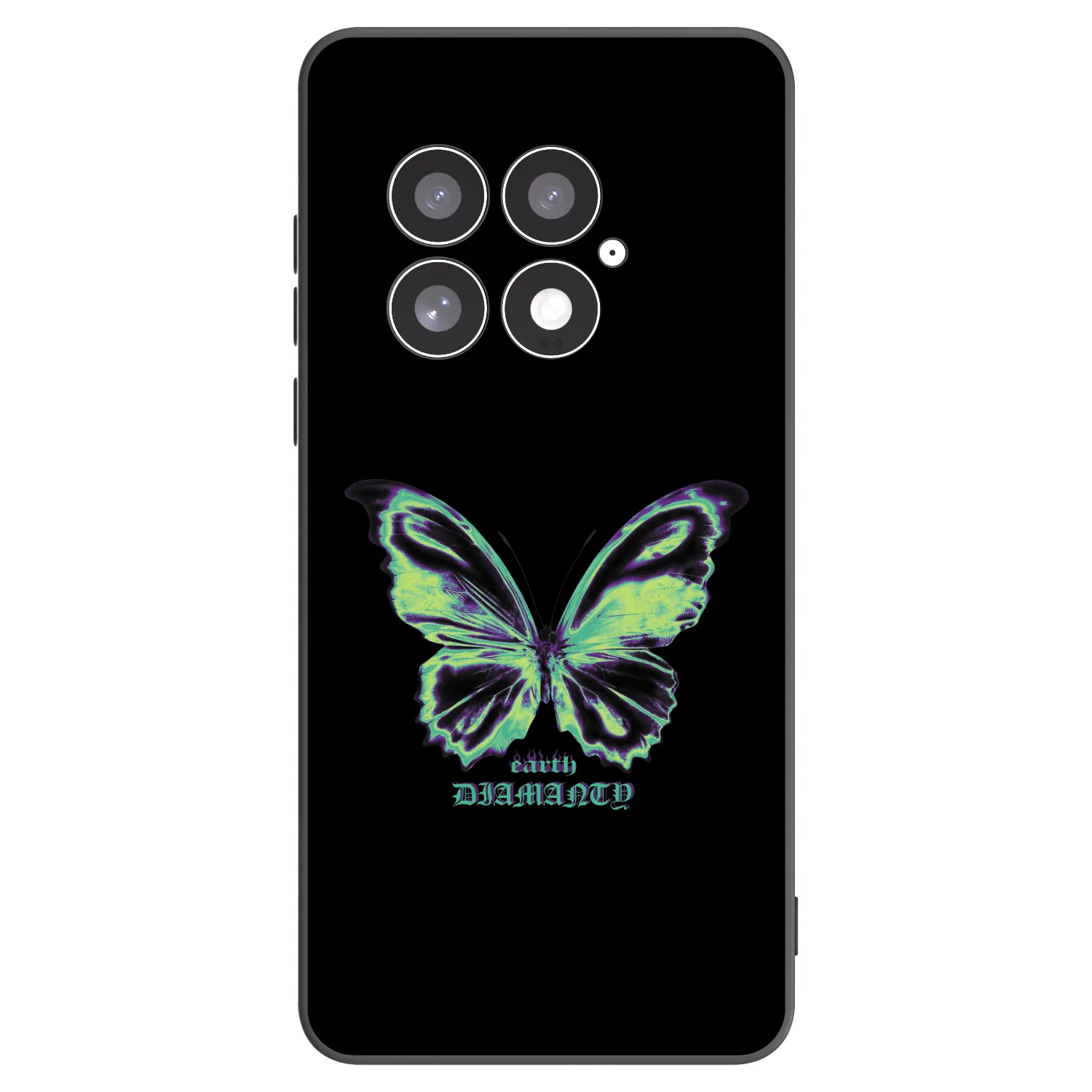 Picasee silikonový černý obal pro OnePlus 13 5G - Diamanty Blue