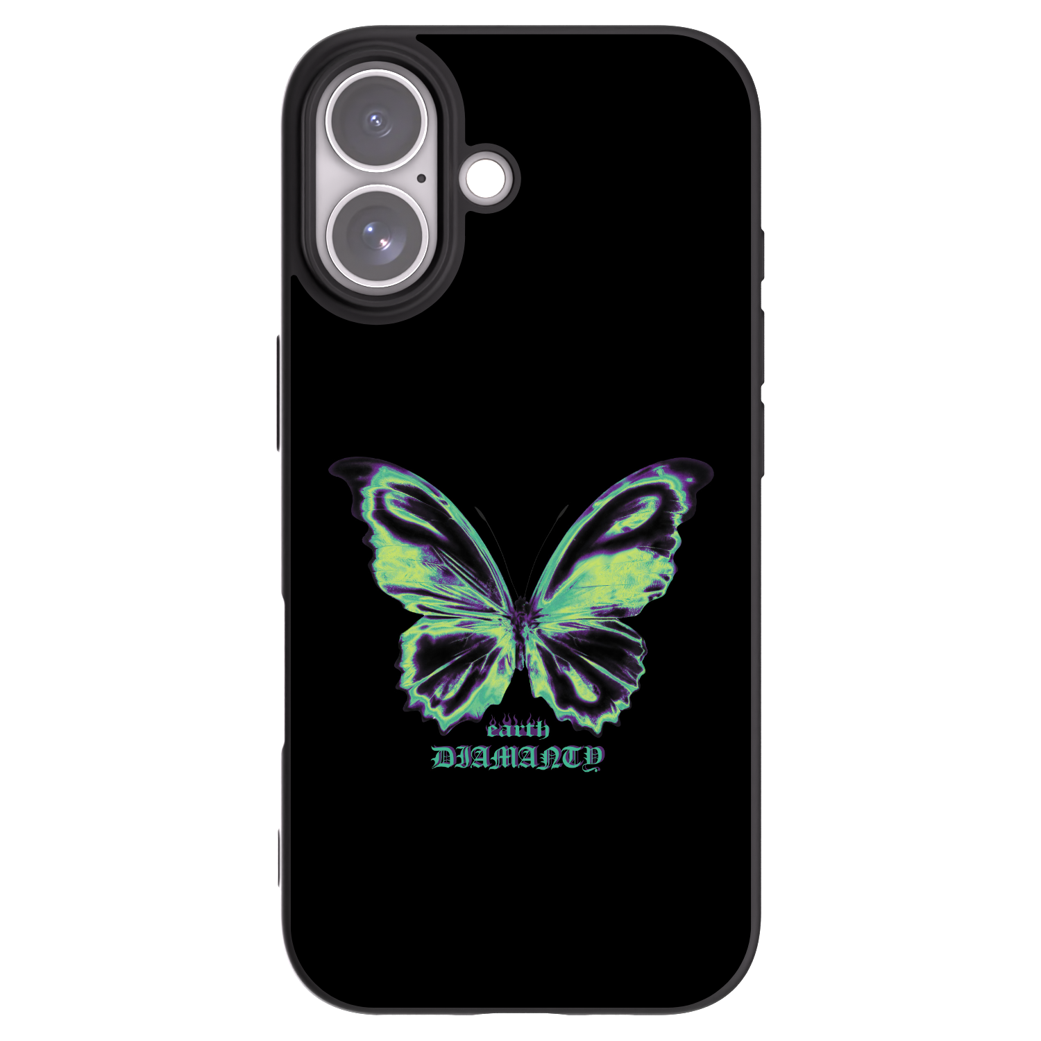 Picasee silikonový černý obal pro Apple iPhone 17 - Diamanty Blue