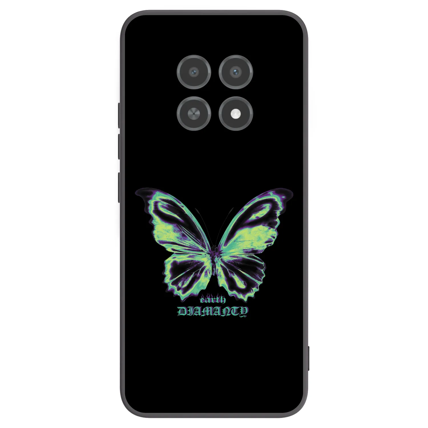 Picasee silikonový černý obal pro Realme 12X - Diamanty Blue