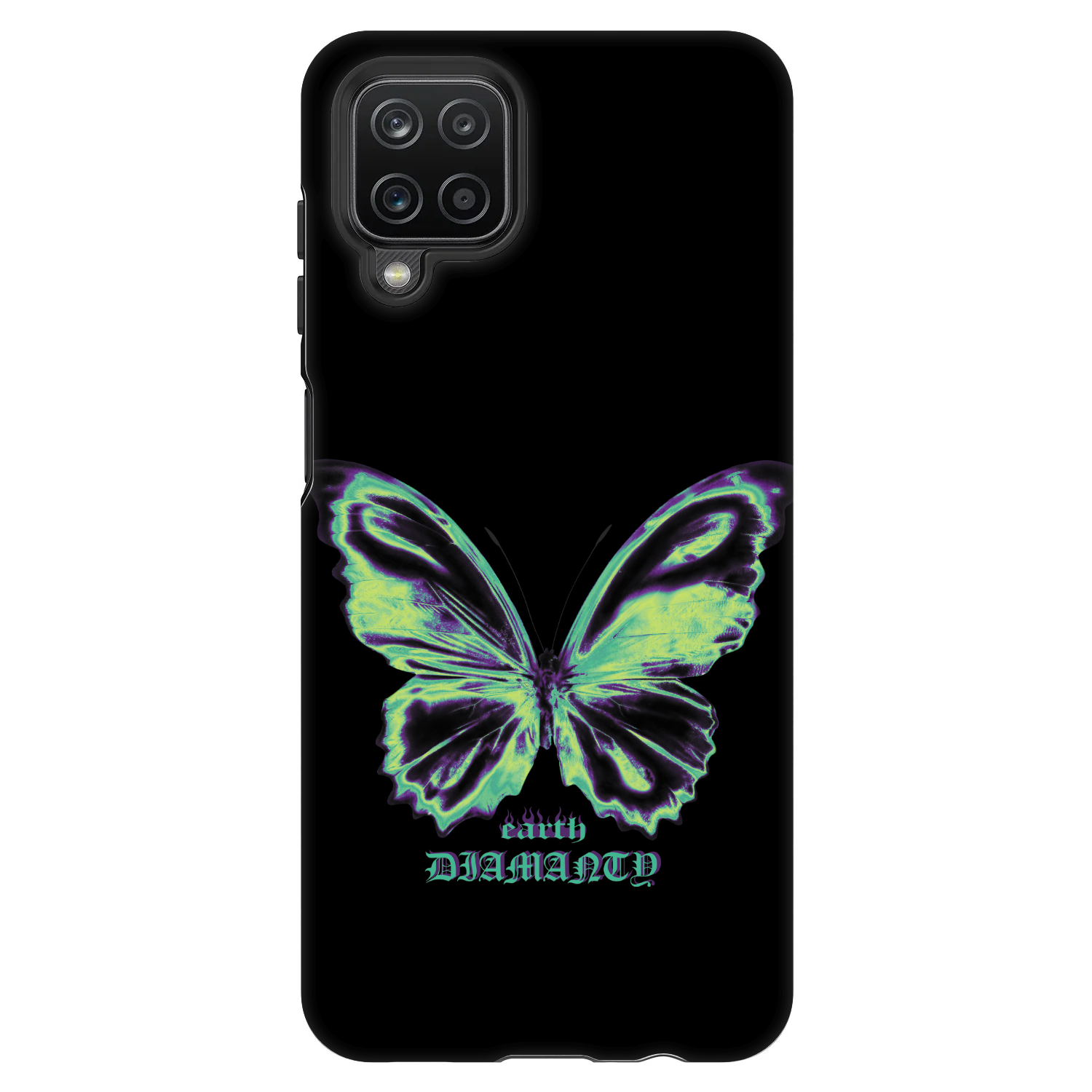 Picasee Fashion Case pro Samsung Galaxy A12 A125F - Diamanty Blue