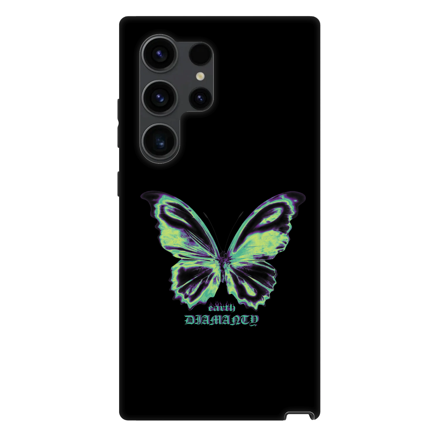 Picasee Fashion Case PowerShare pro Samsung Galaxy S24 Ultra S928B 5G - Diamanty Blue