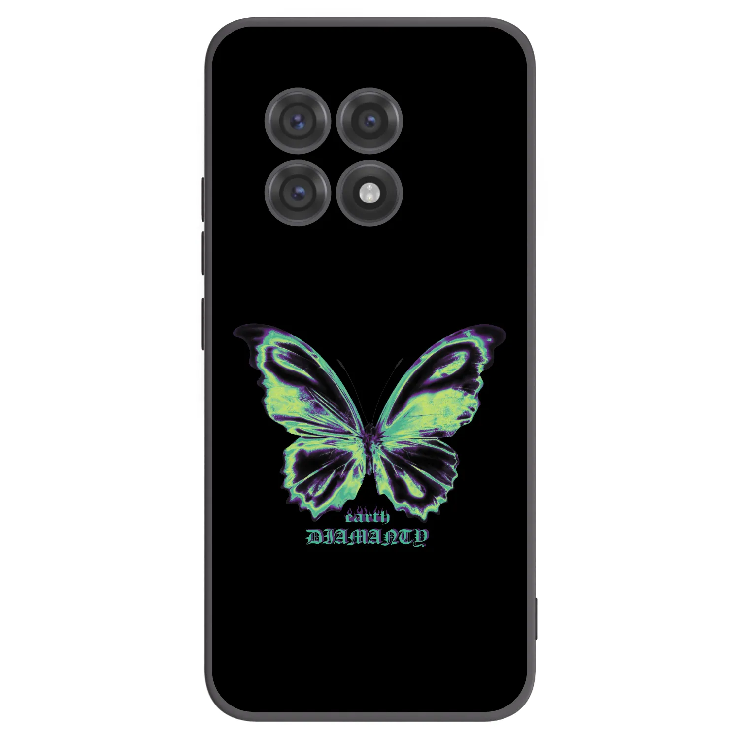 Picasee silikonový černý obal pro OnePlus 13R 5G - Diamanty Blue