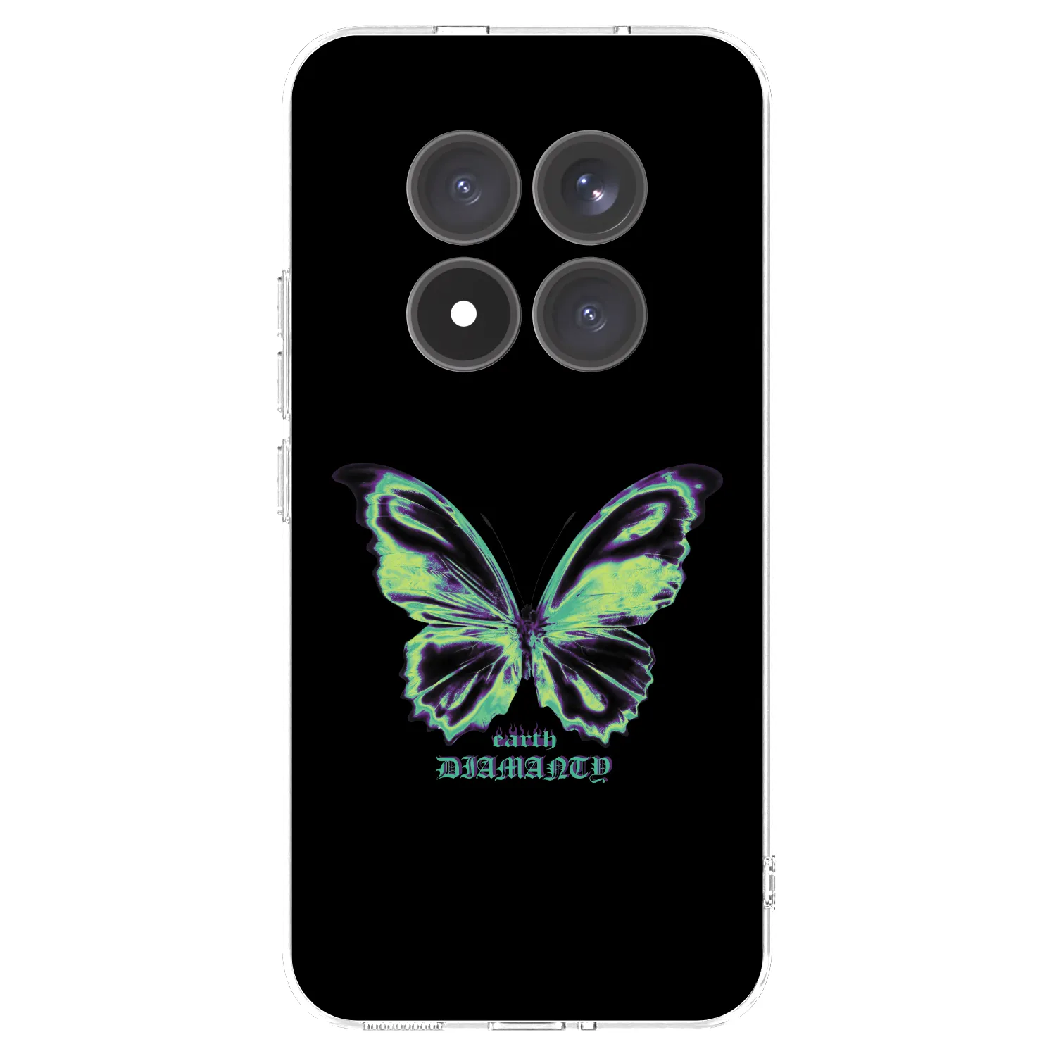 Picasee silikonový průhledný obal pro Xiaomi Redmi Note 15 Pro+ - Diamanty Blue