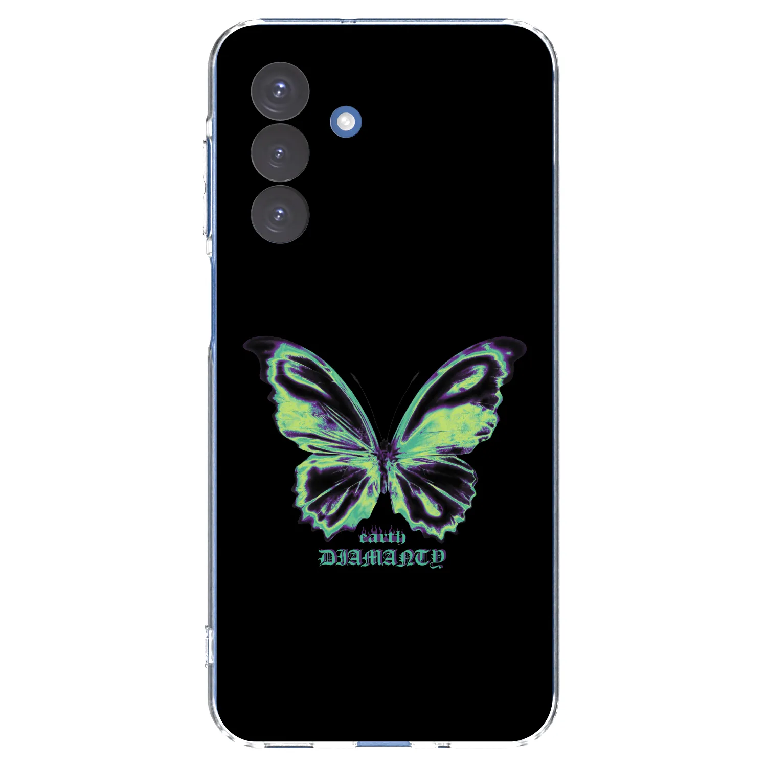Picasee silikonový průhledný obal pro Samsung Galaxy A17 5G - Diamanty Blue