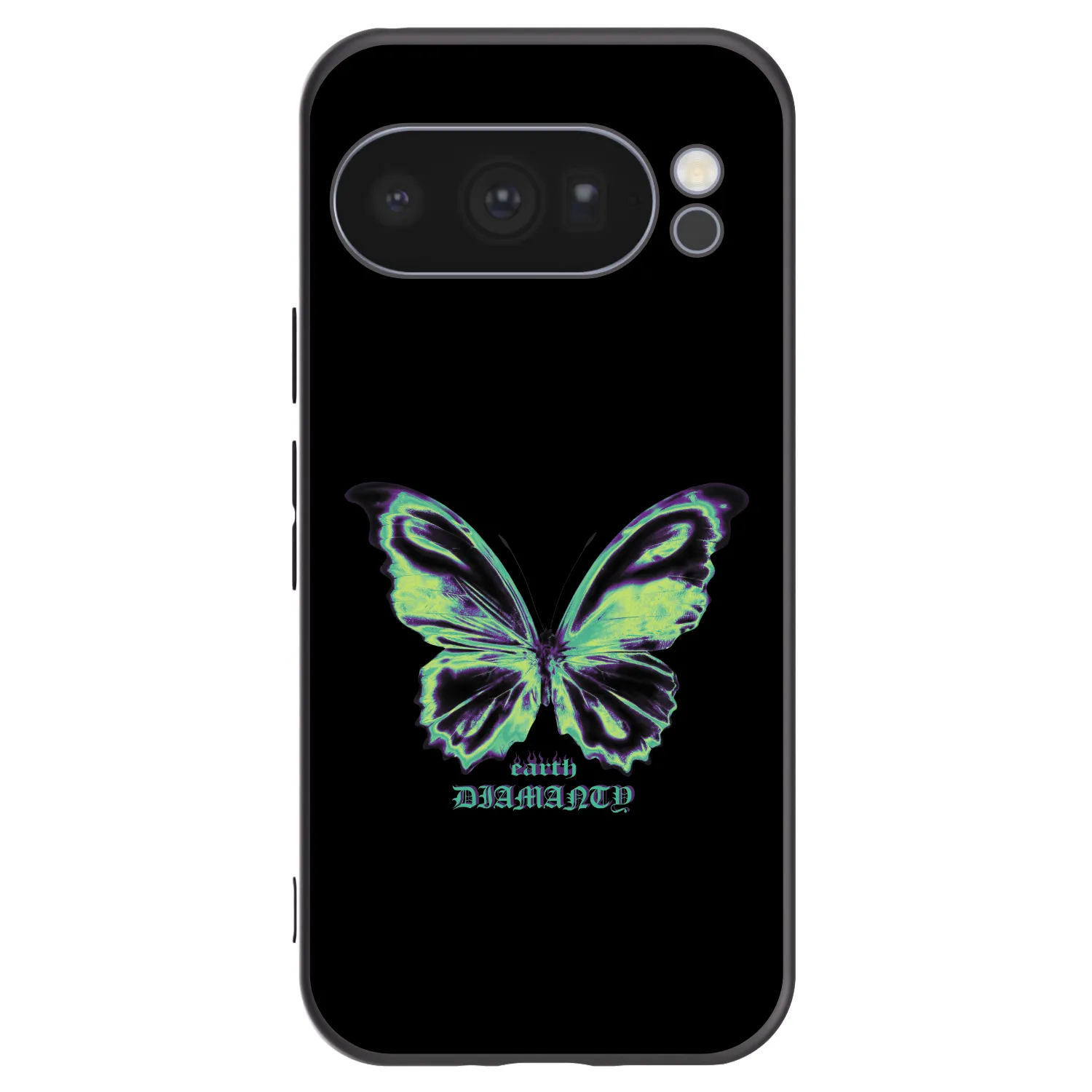 Picasee silikonový černý obal pro Google Pixel 10 Pro - Diamanty Blue
